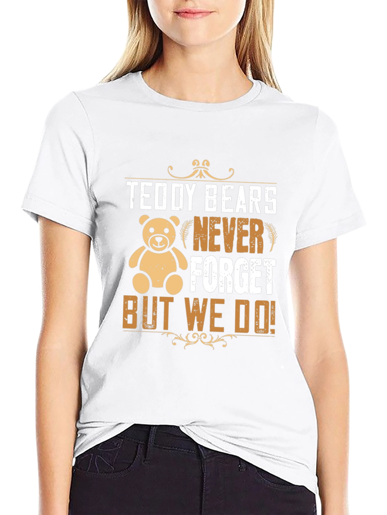 Teddy Bears Never Forget Graphic T-Shirt