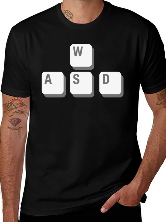 Gamer WASD Keyboard Button T-Shirt