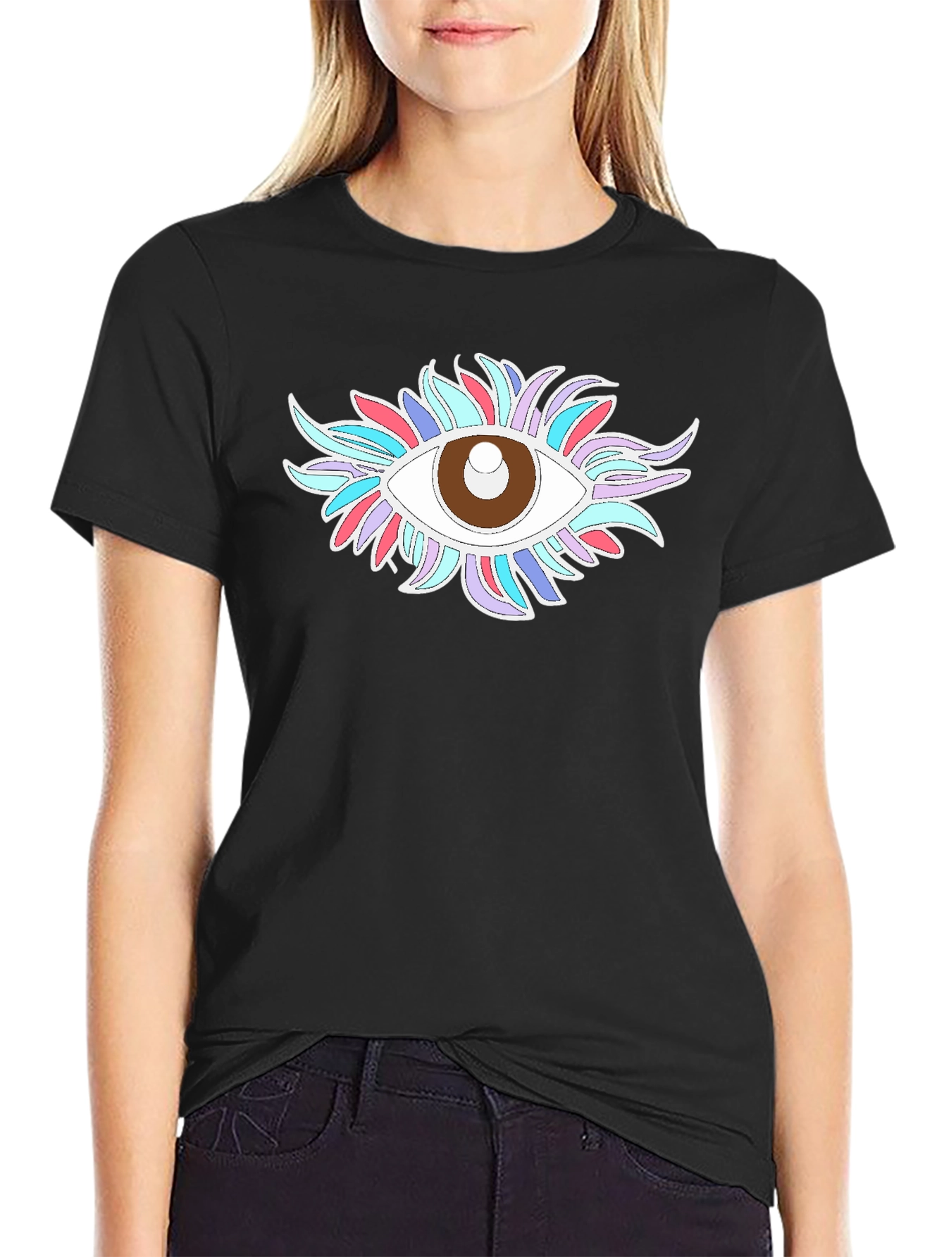Eye-Catching Mystic Eye Graphic T-Shirt