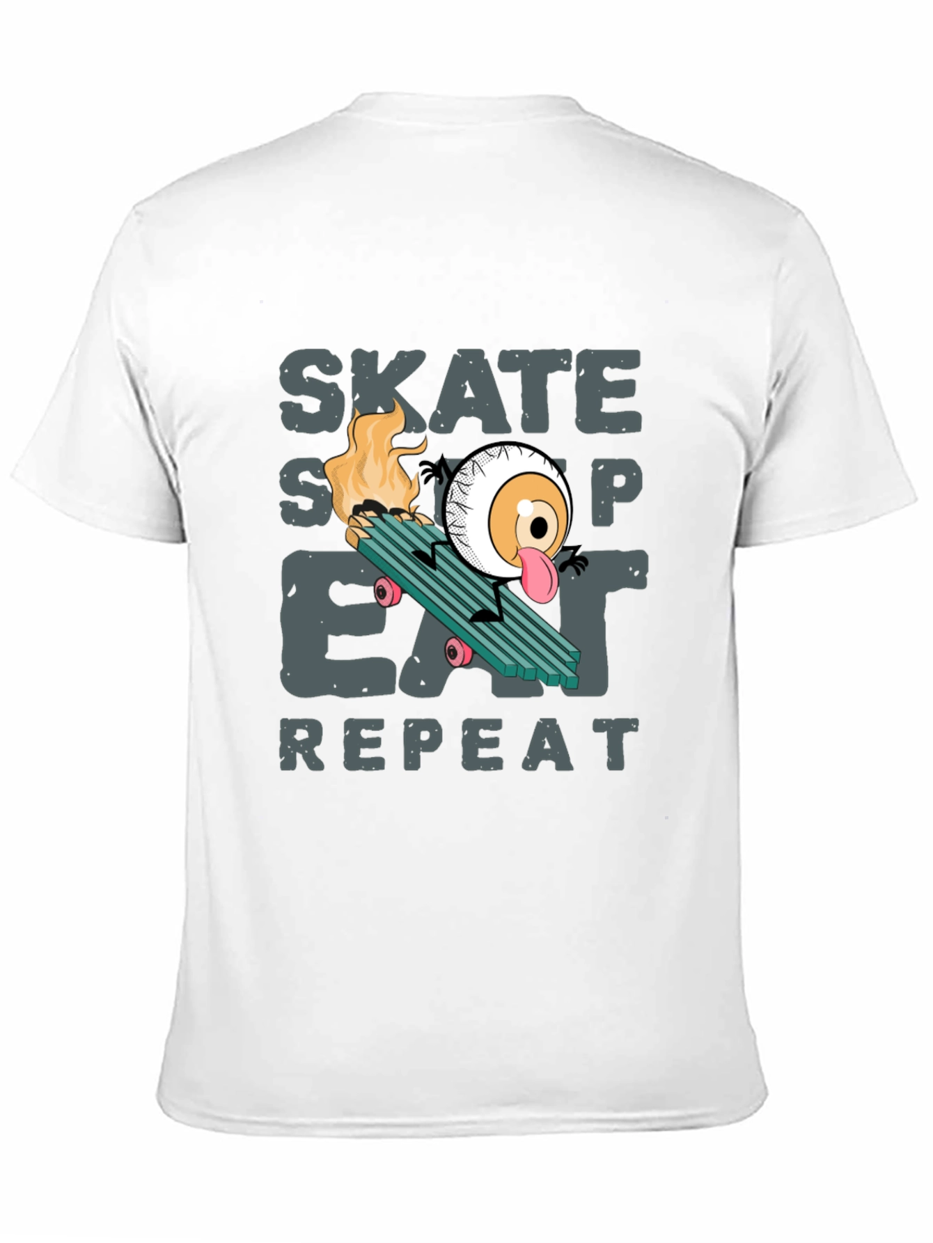 Skate Sleep Eat Repeat Graphic T-Shirt