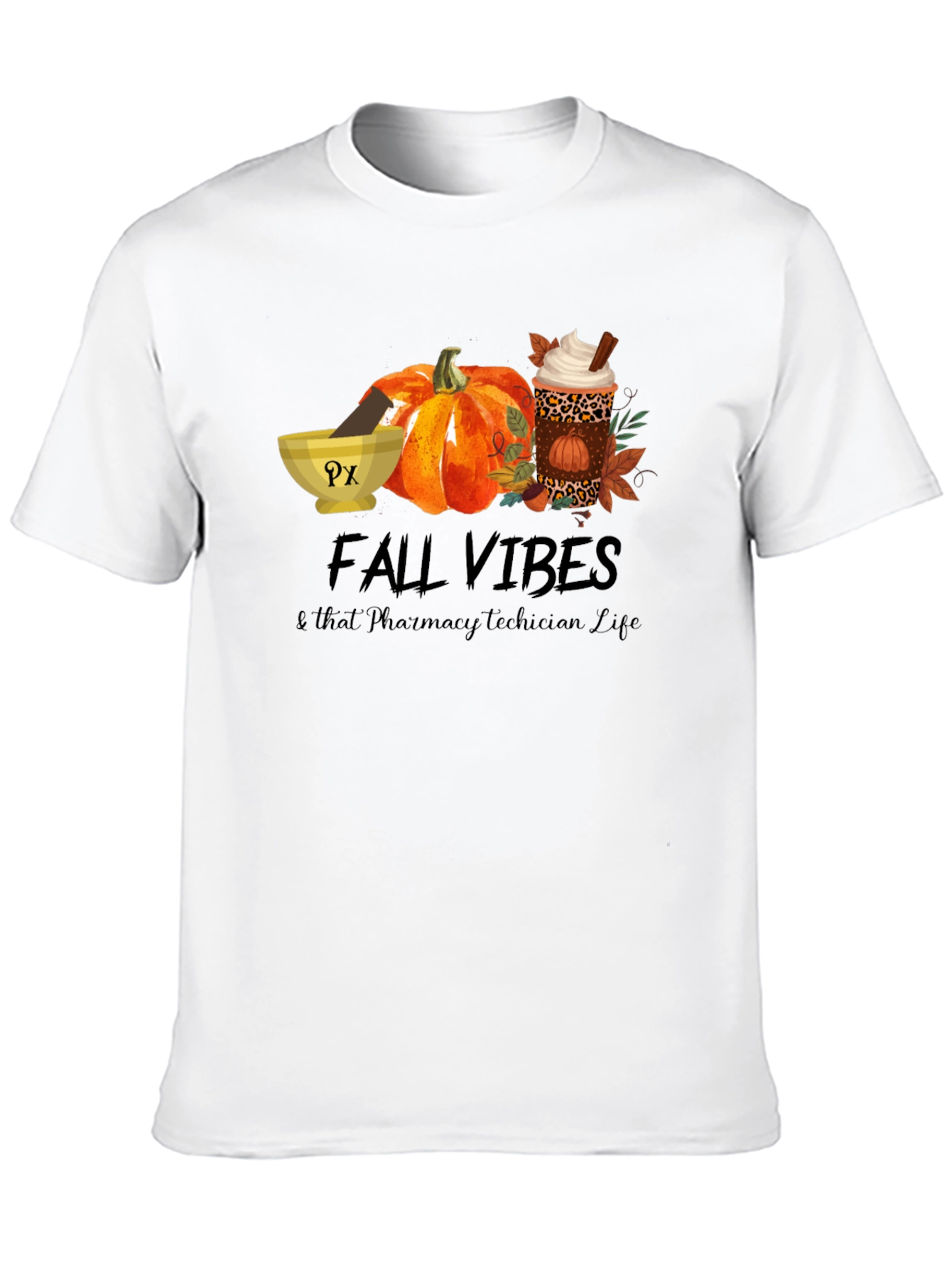 Fall Vibes Pharmacy Technician T-Shirt