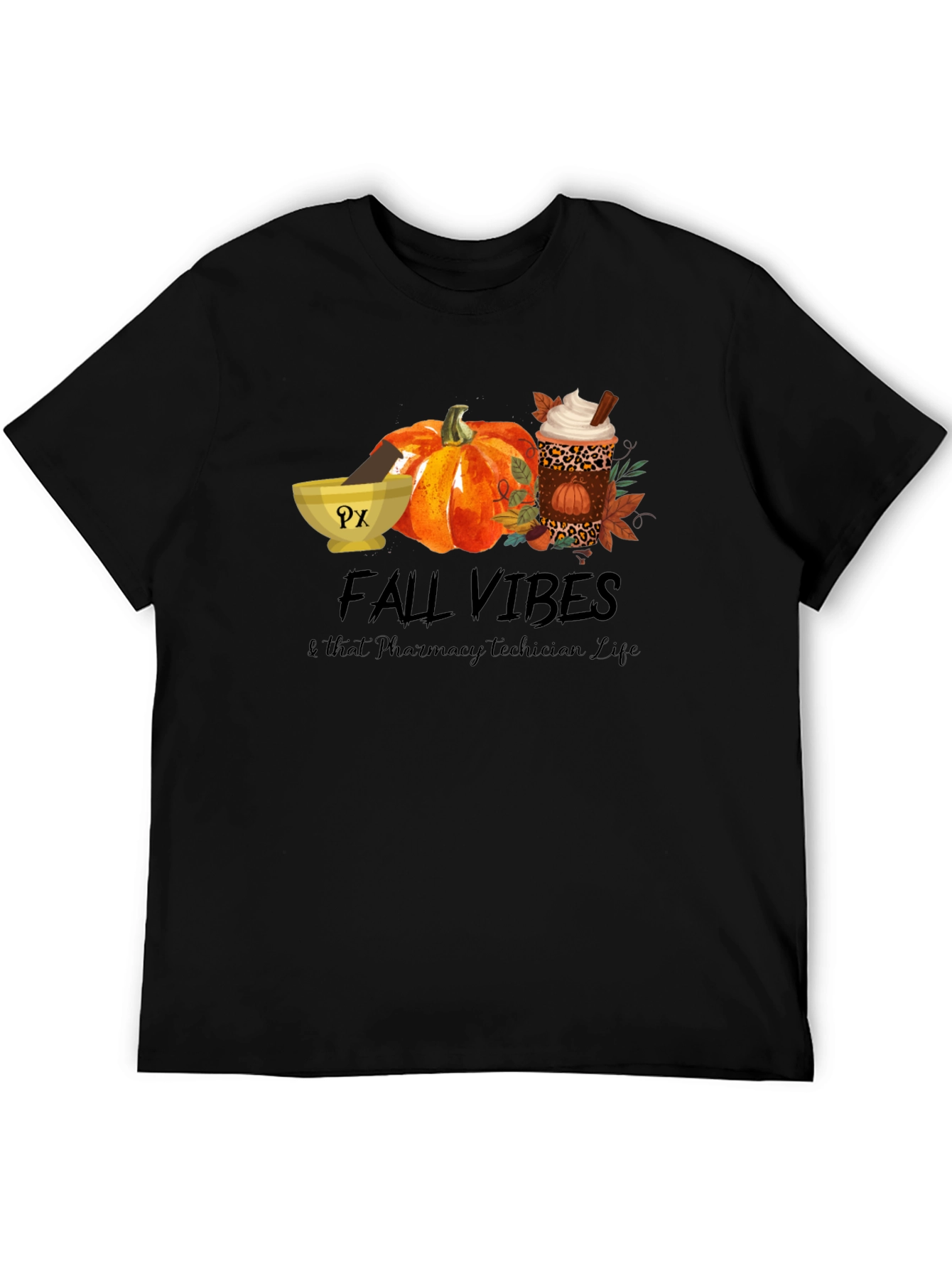 Fall Vibes Pharmacy Technician T-Shirt