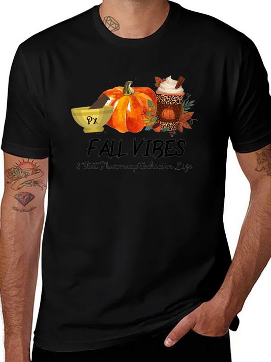 Fall Vibes Pharmacy Technician T-Shirt
