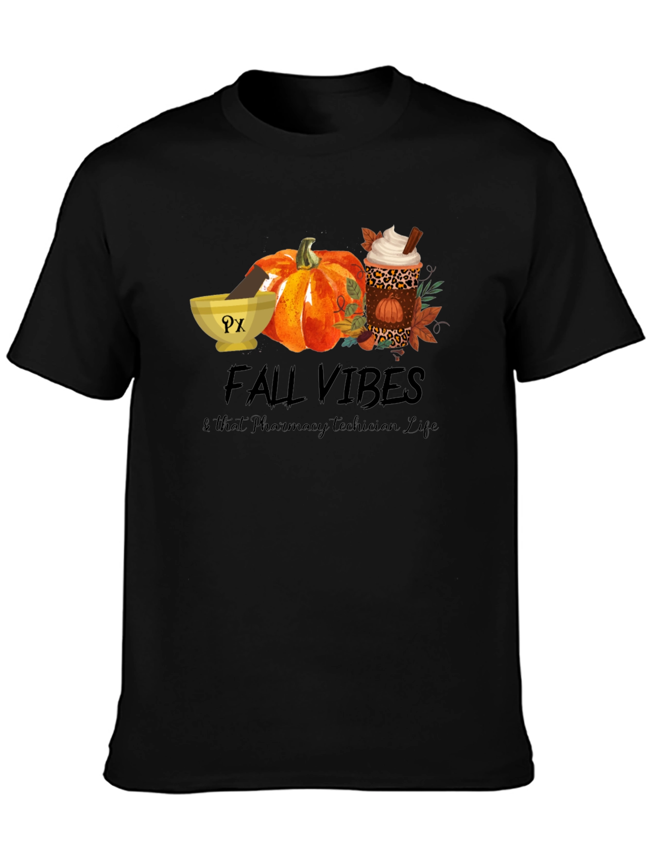 Fall Vibes Pharmacy Technician T-Shirt