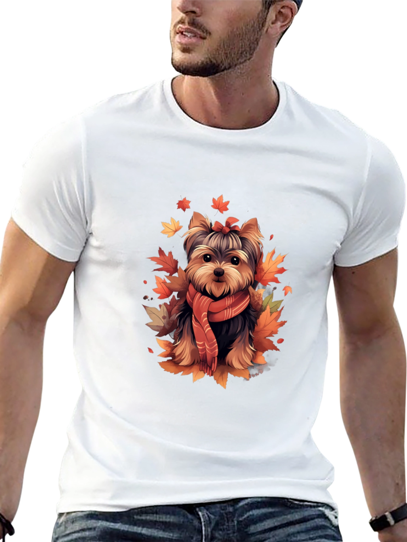 Autumn Yorkie T-Shirt