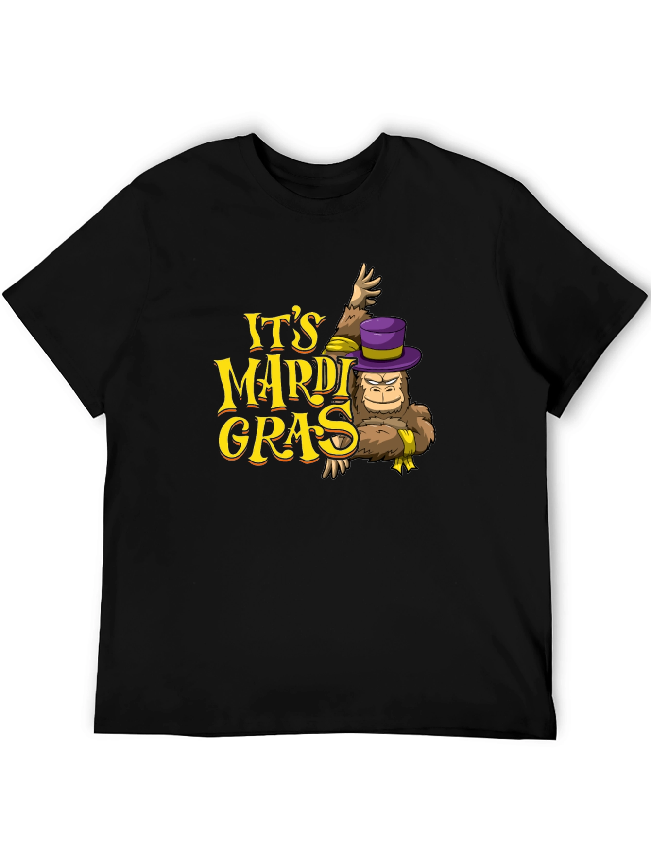 Its Mardi Gras Gorilla T-Shirt