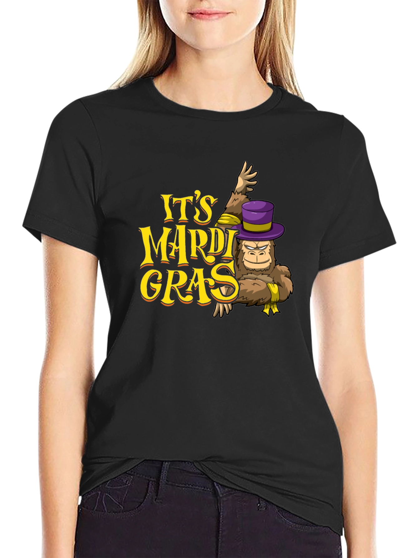 Its Mardi Gras Gorilla T-Shirt