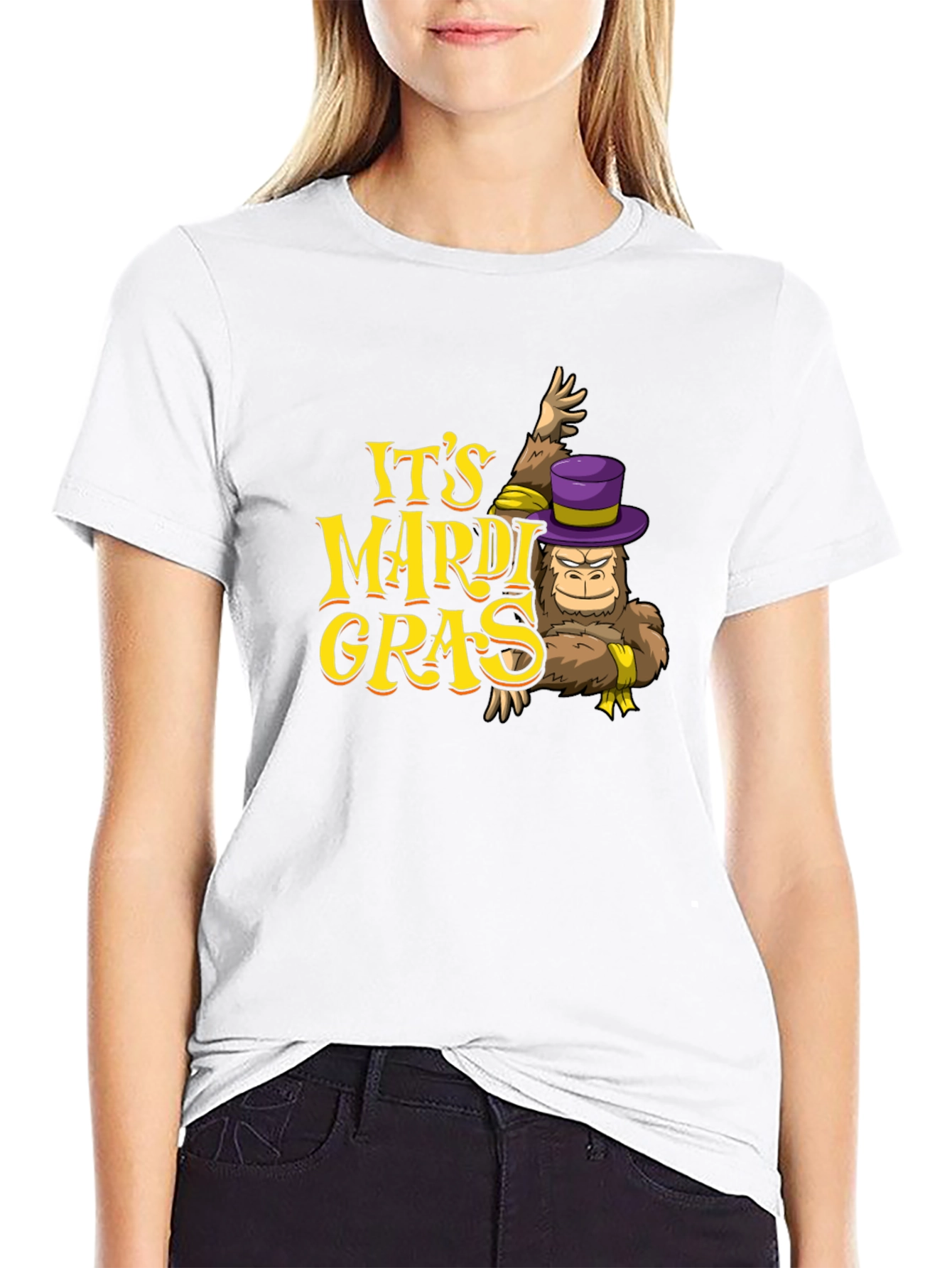 Its Mardi Gras Gorilla T-Shirt