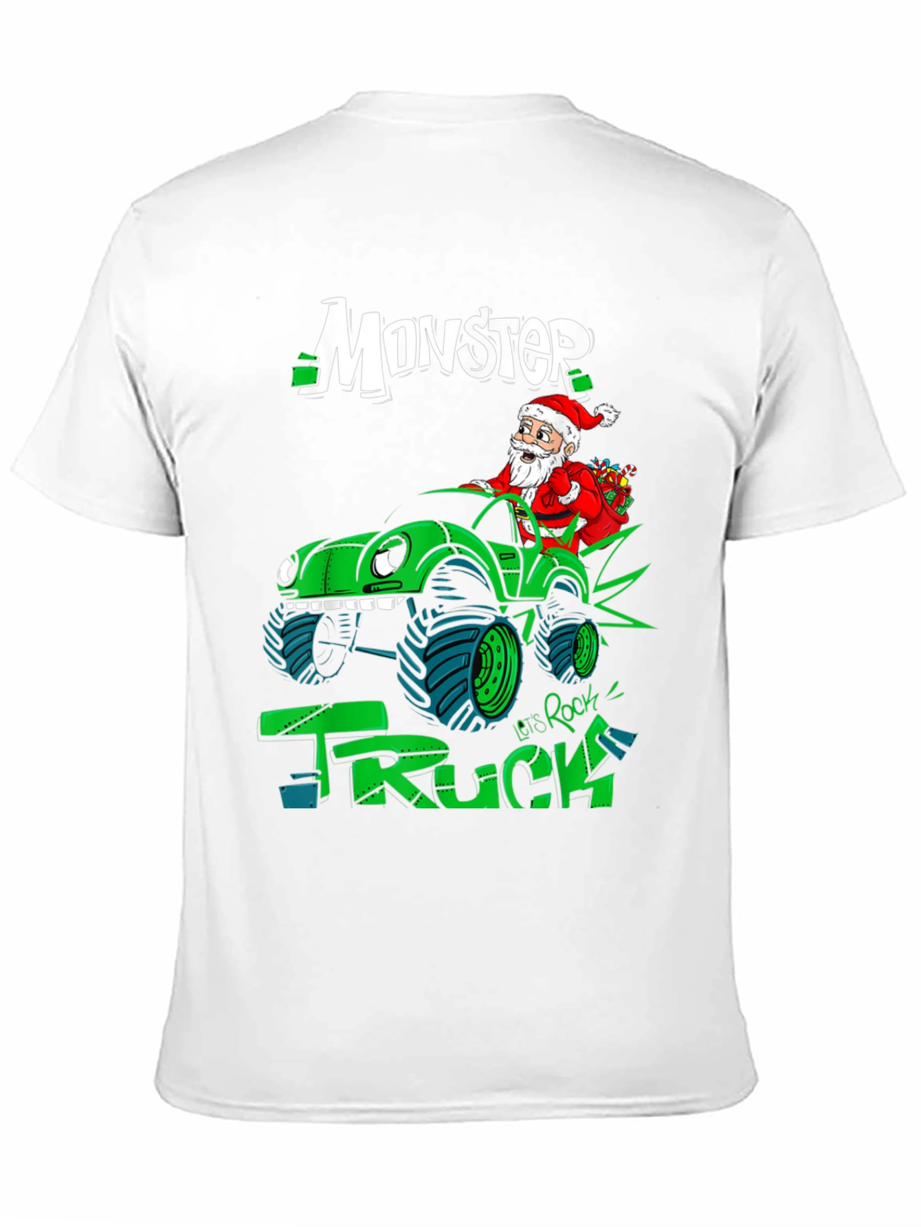 Monster Truck Santa T-Shirt