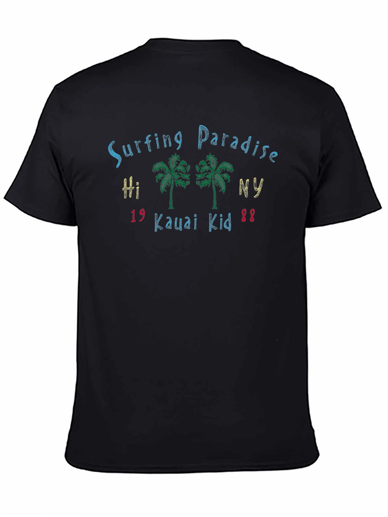 Surfing Paradise Tee - Kauai Kid - Tropical Vibes