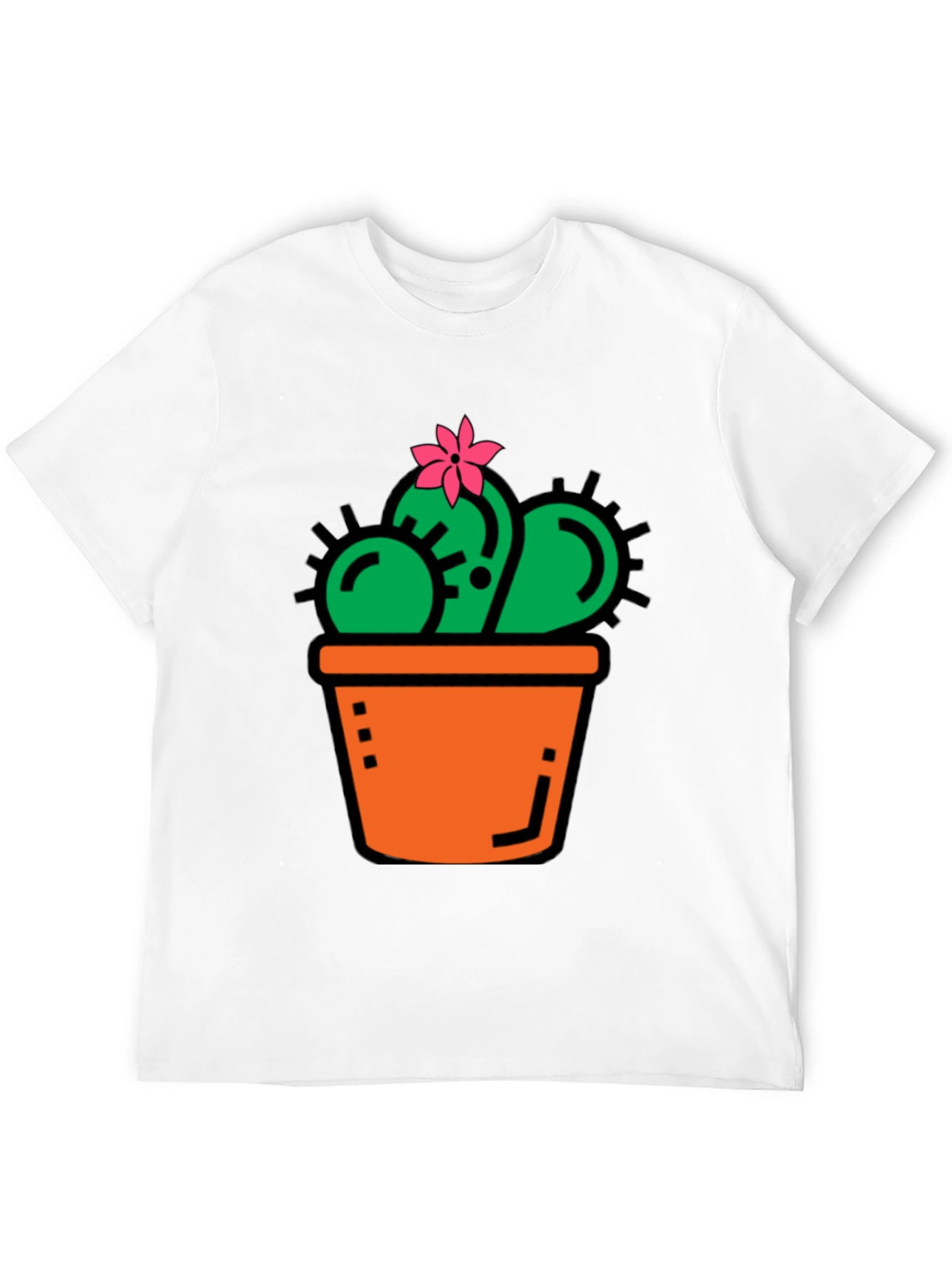 Cactus T-Shirt - Cute Potted Plant Graphic Tee