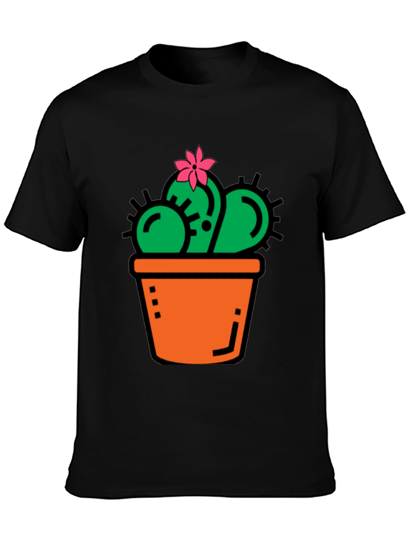 Cactus T-Shirt - Cute Potted Plant Graphic Tee