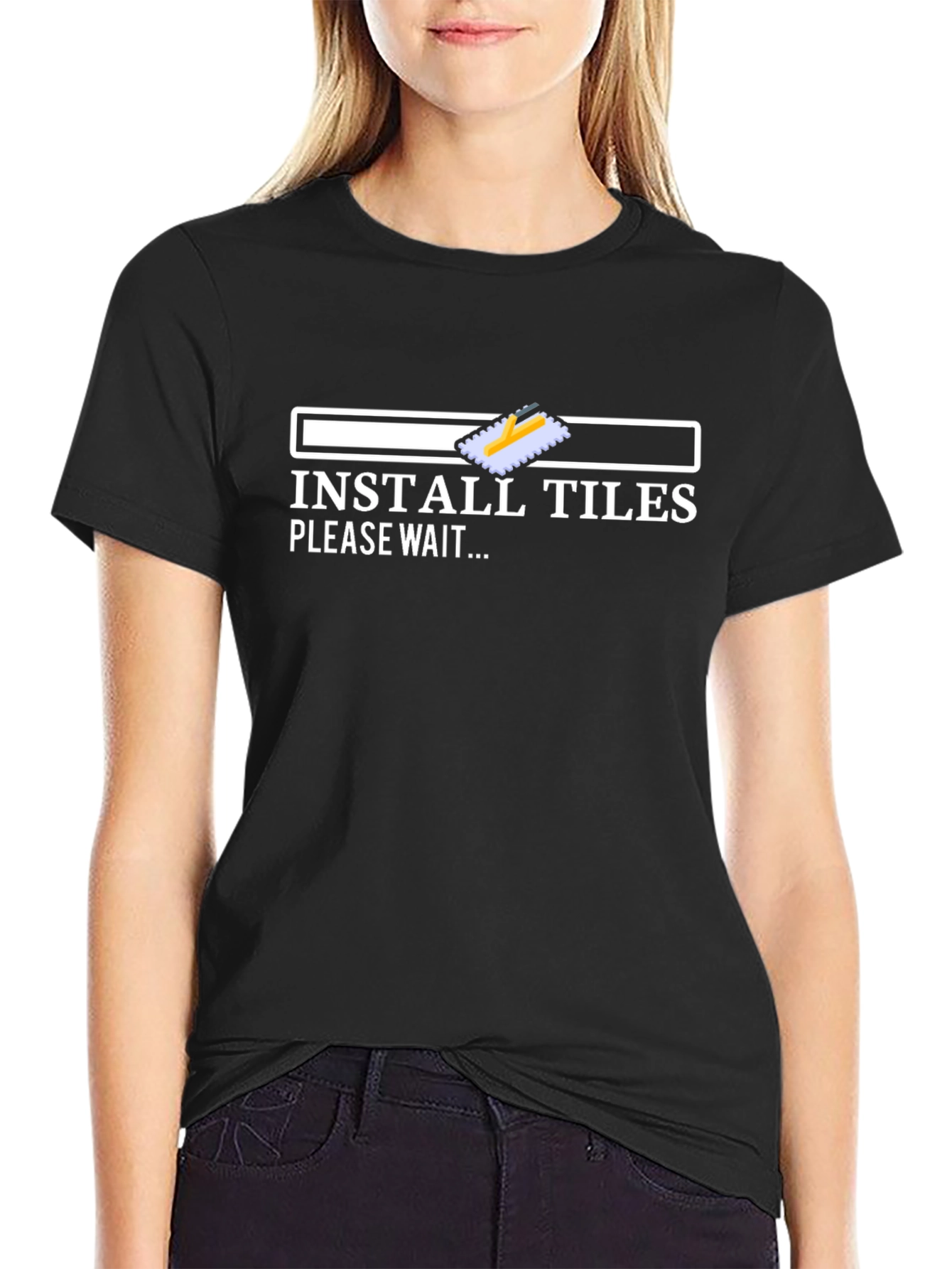 Install Tiles Graphic T-Shirt
