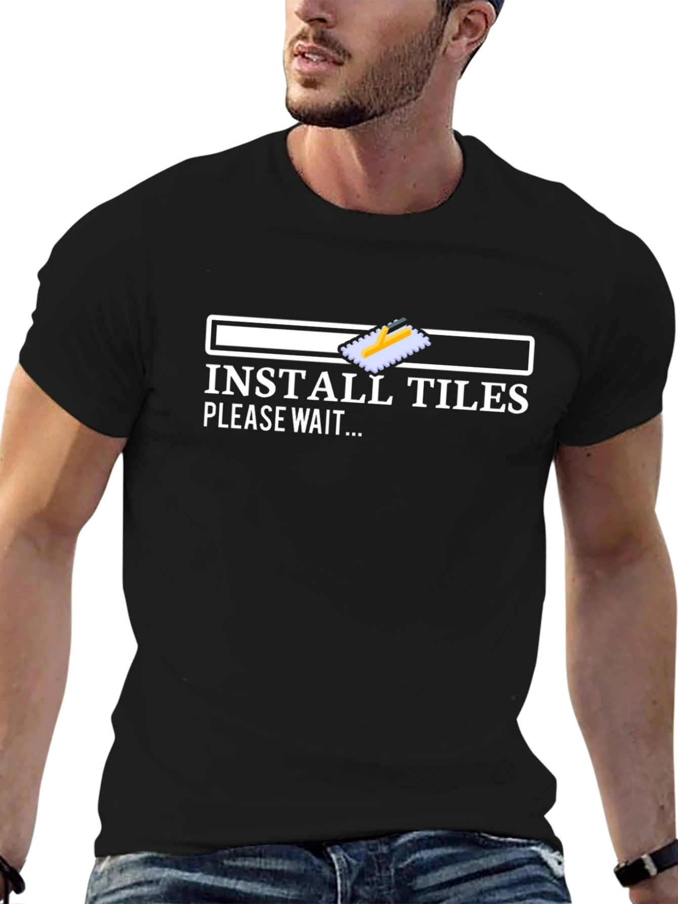 Install Tiles Graphic T-Shirt