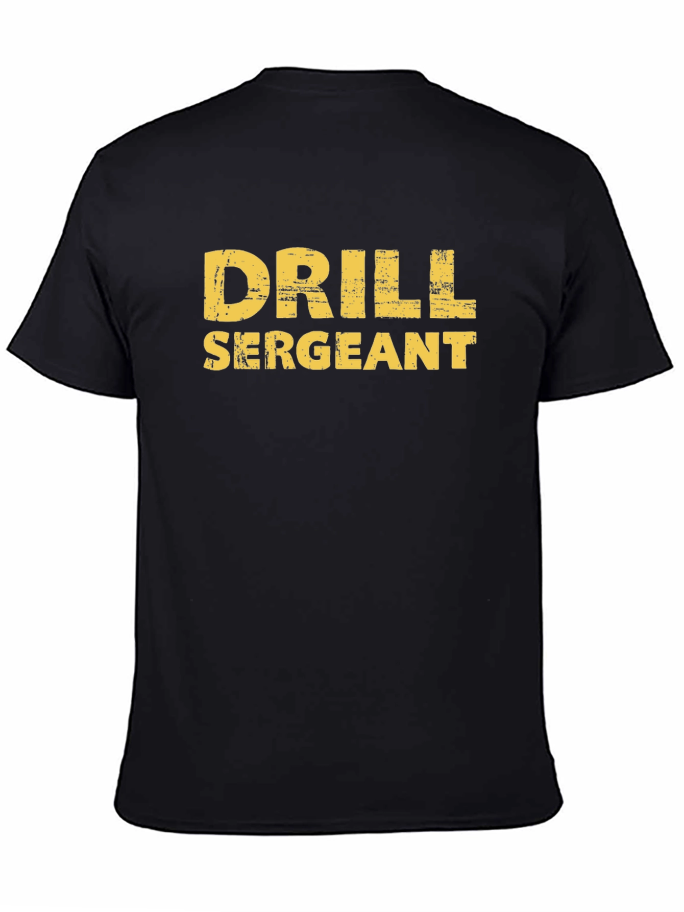 Drill Sergeant Graphic T-Shirt - Black