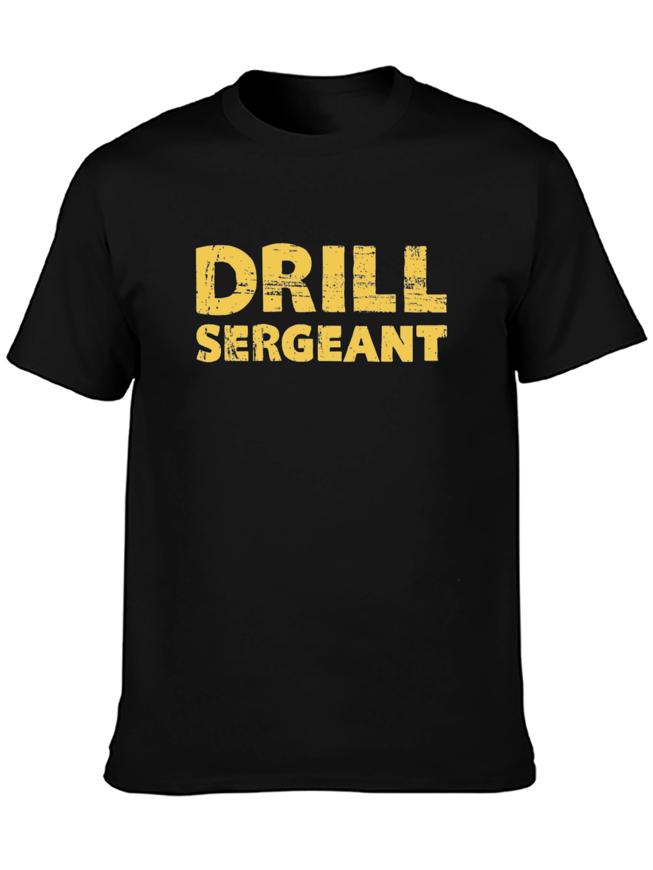 Drill Sergeant Graphic T-Shirt - Black
