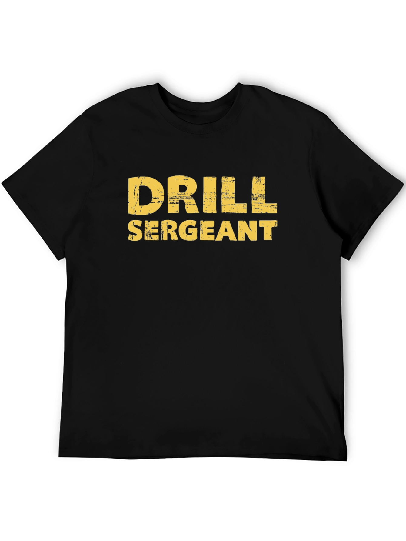 Drill Sergeant Graphic T-Shirt - Black