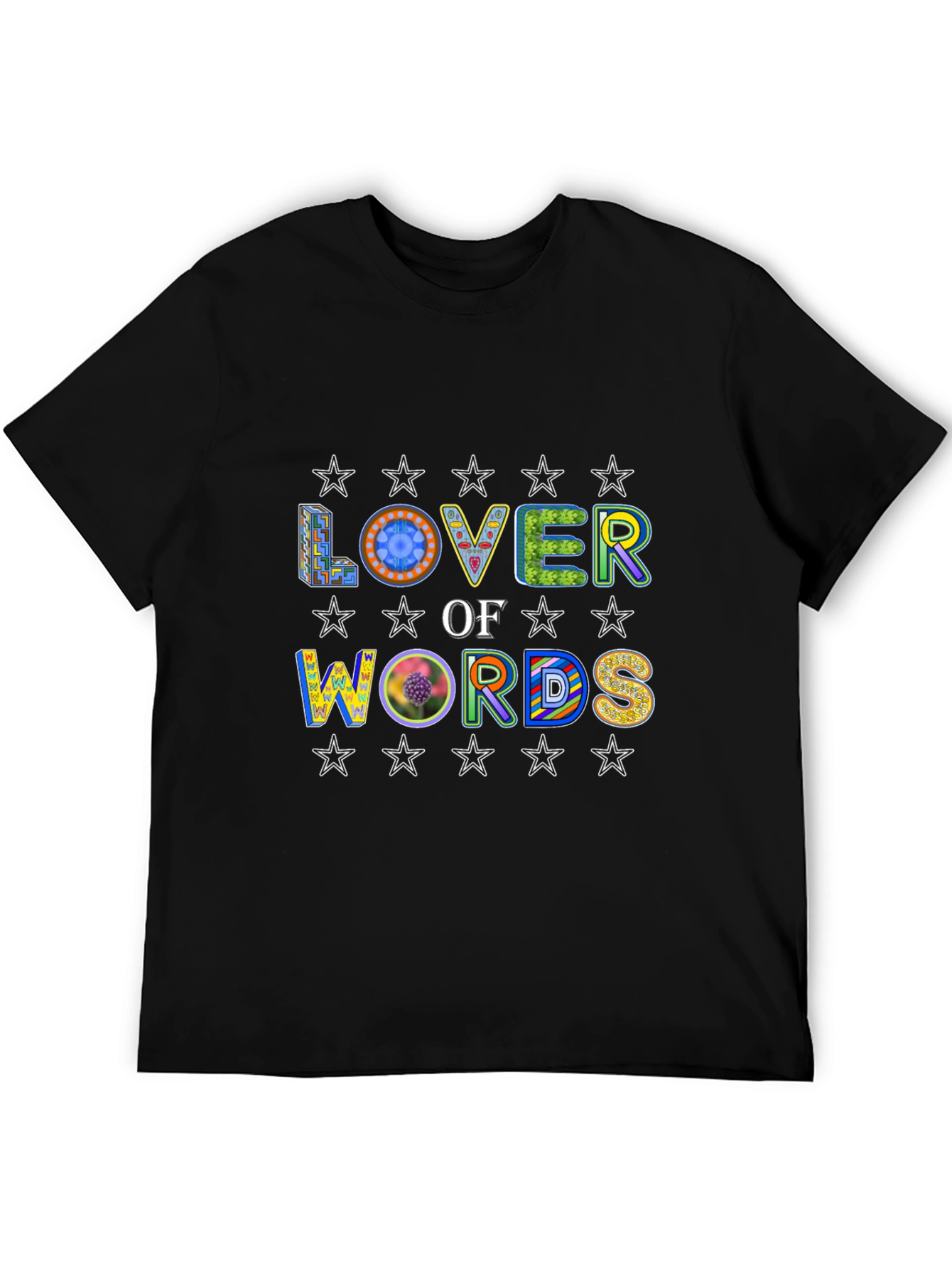 Lover of Words Graphic Print Tee
