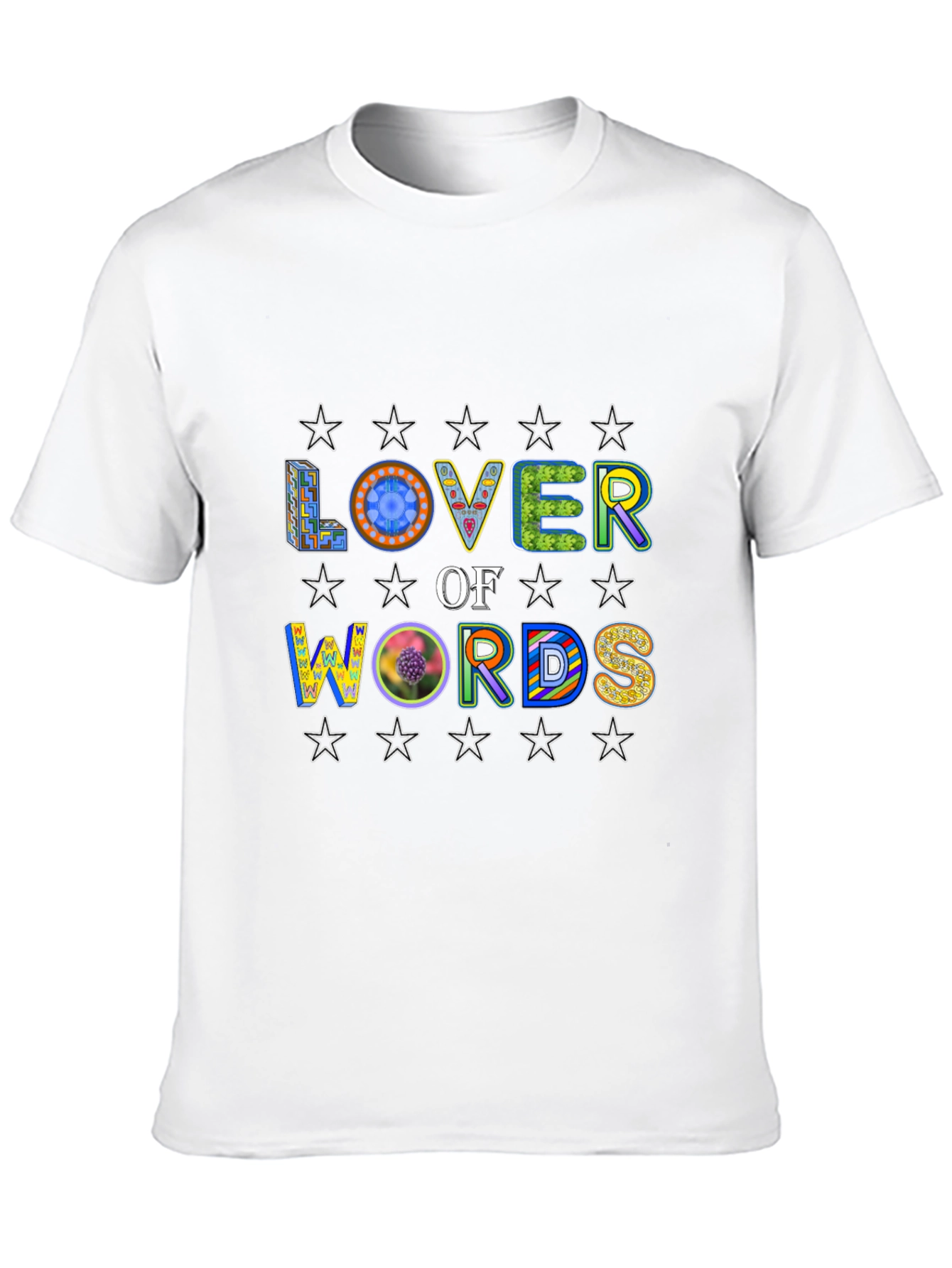 Lover of Words Graphic Print Tee