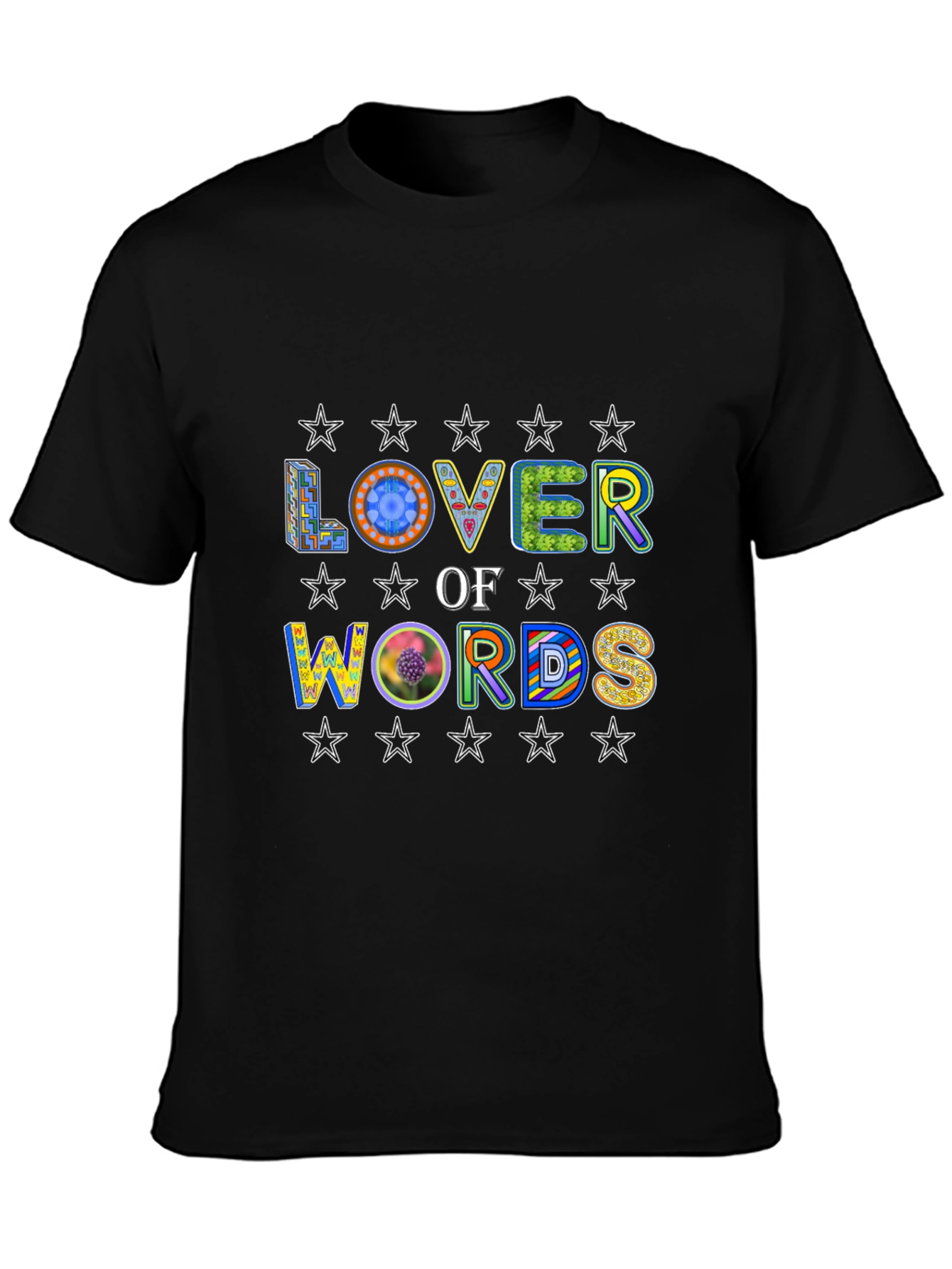 Lover of Words Graphic Print Tee