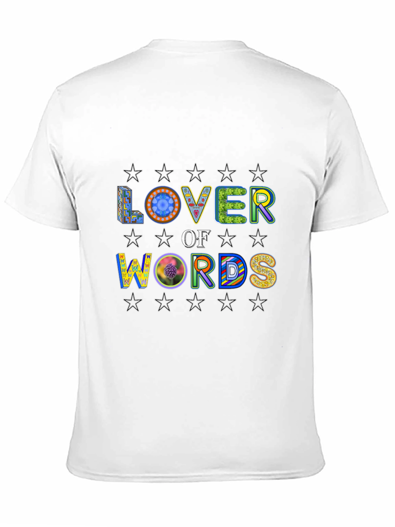 Lover of Words Graphic Print Tee