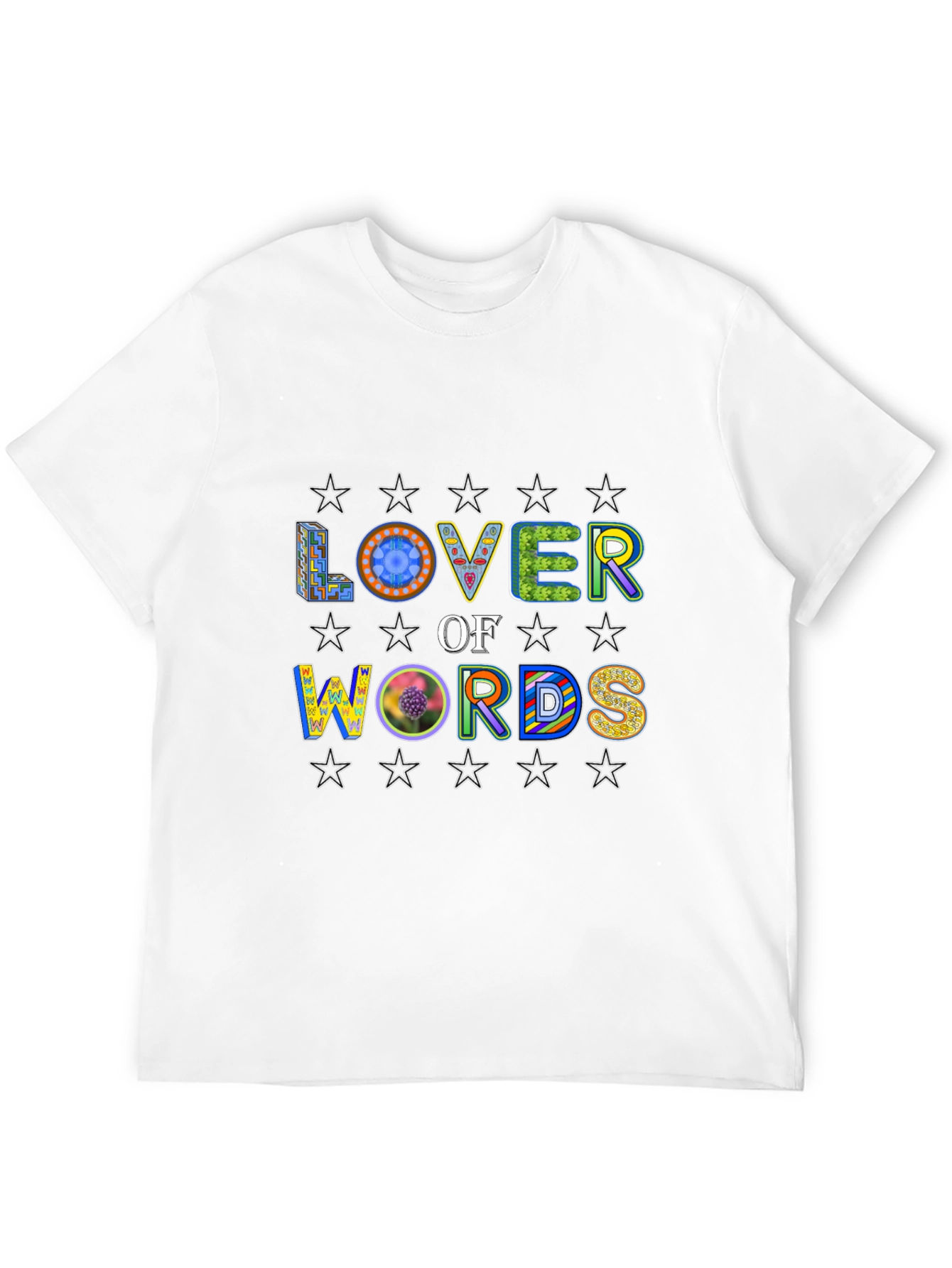 Lover of Words Graphic Print Tee