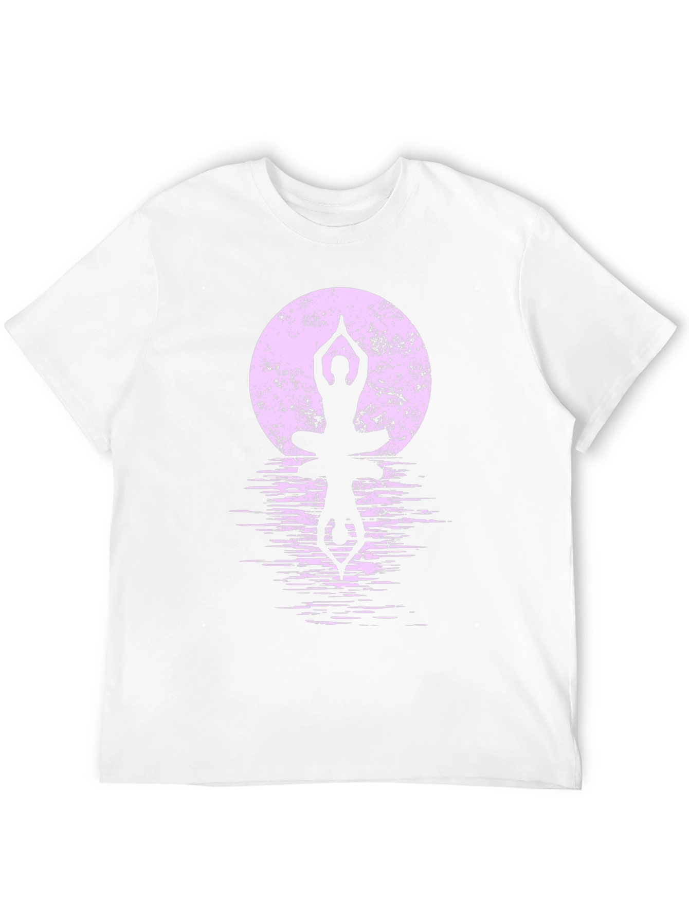 Yoga Moon Silhouette T-Shirt - Zen Meditation Tee