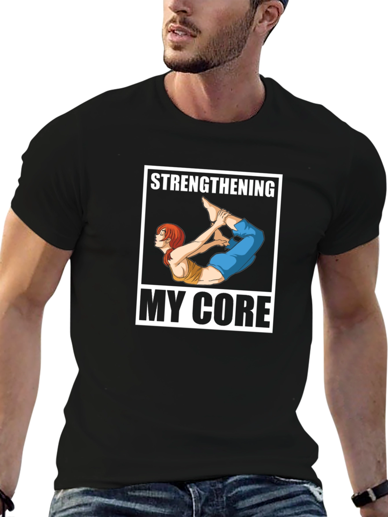 Strengthening My Core Yoga T-Shirt