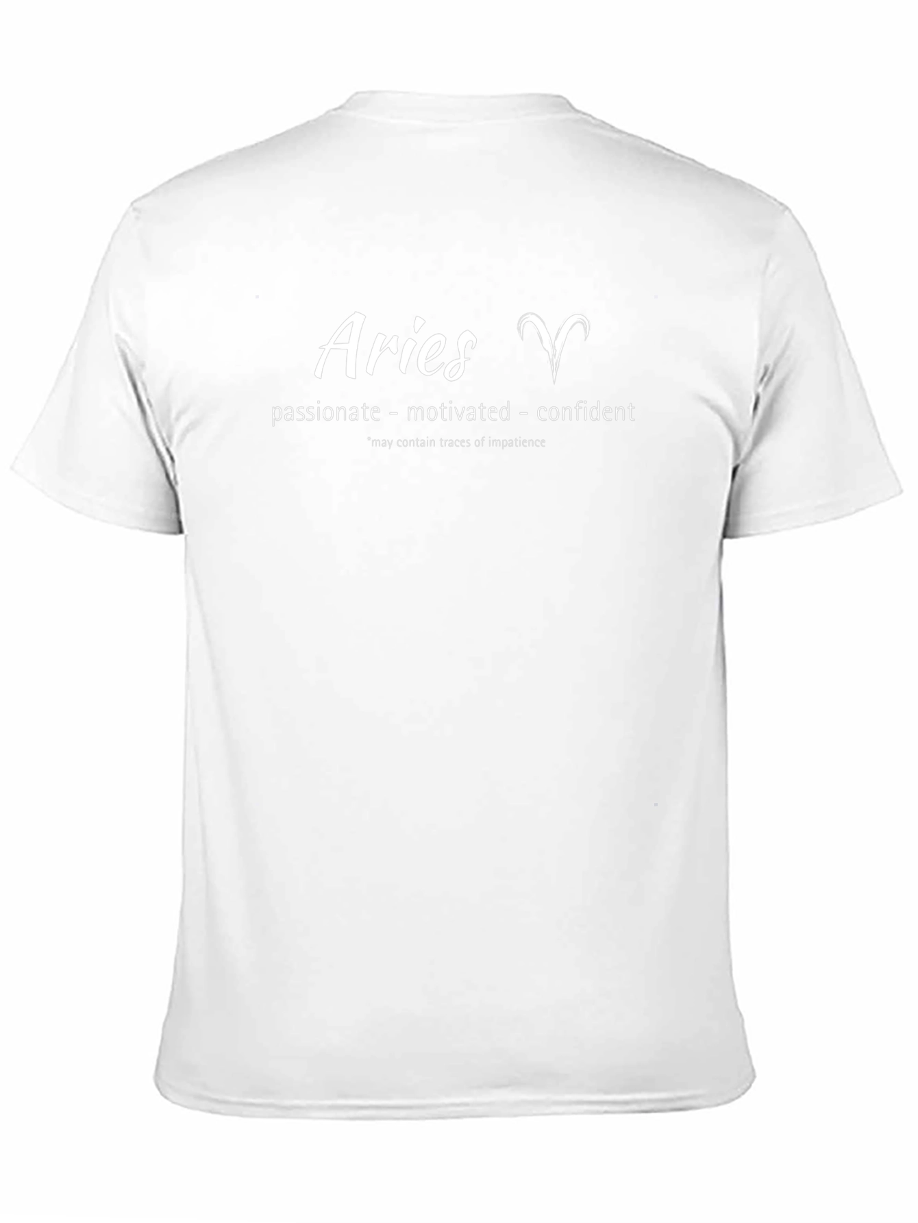 Aries Zodiac Black Graphic Tee
