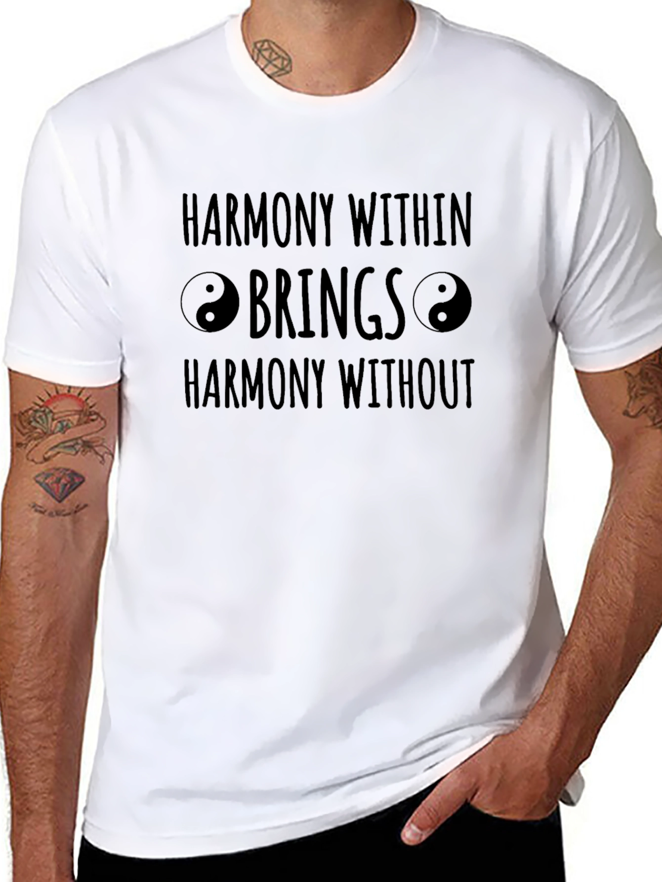 Harmony Within T-Shirt Yin Yang Graphic Tee