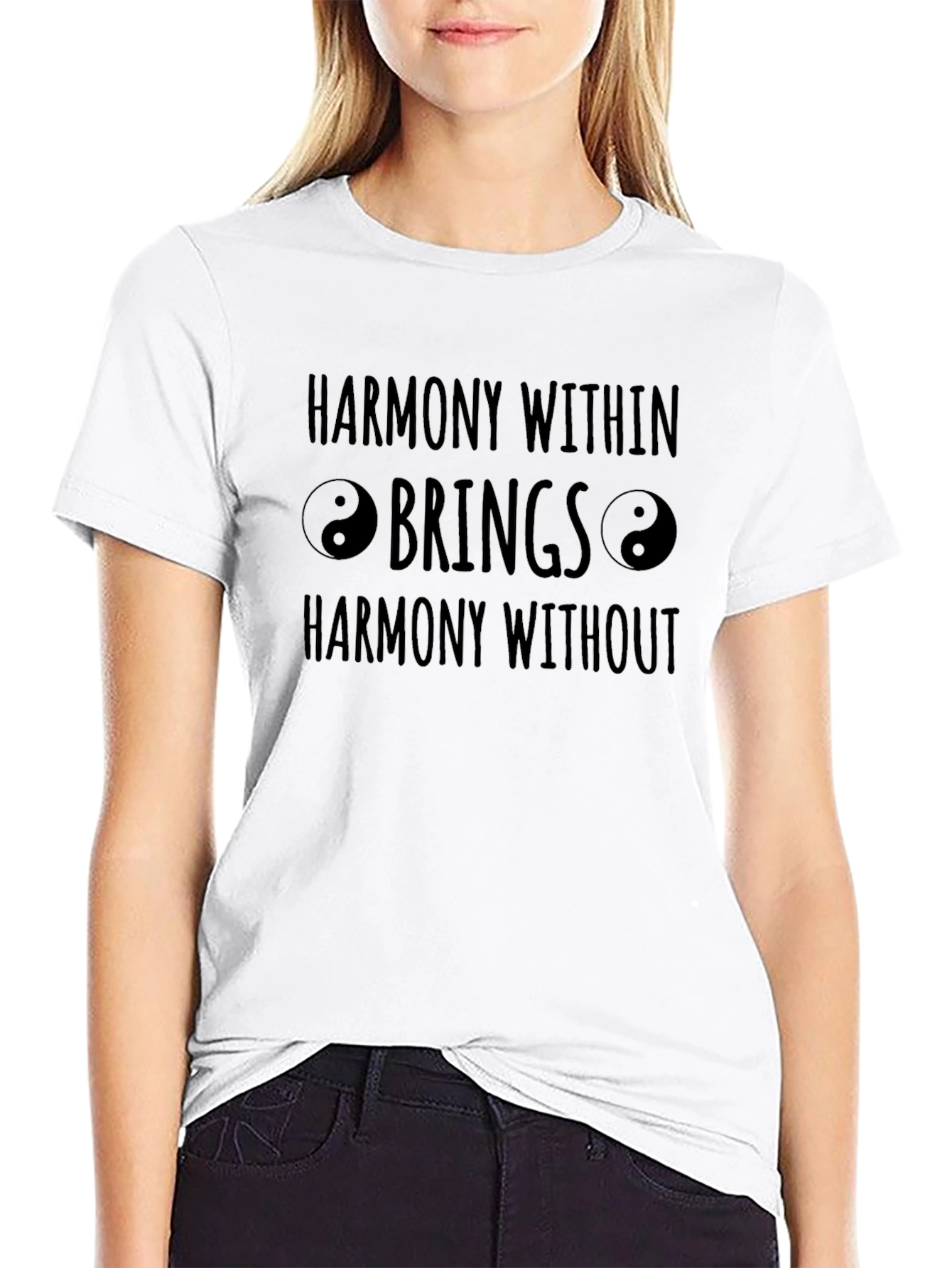 Harmony Within T-Shirt Yin Yang Graphic Tee