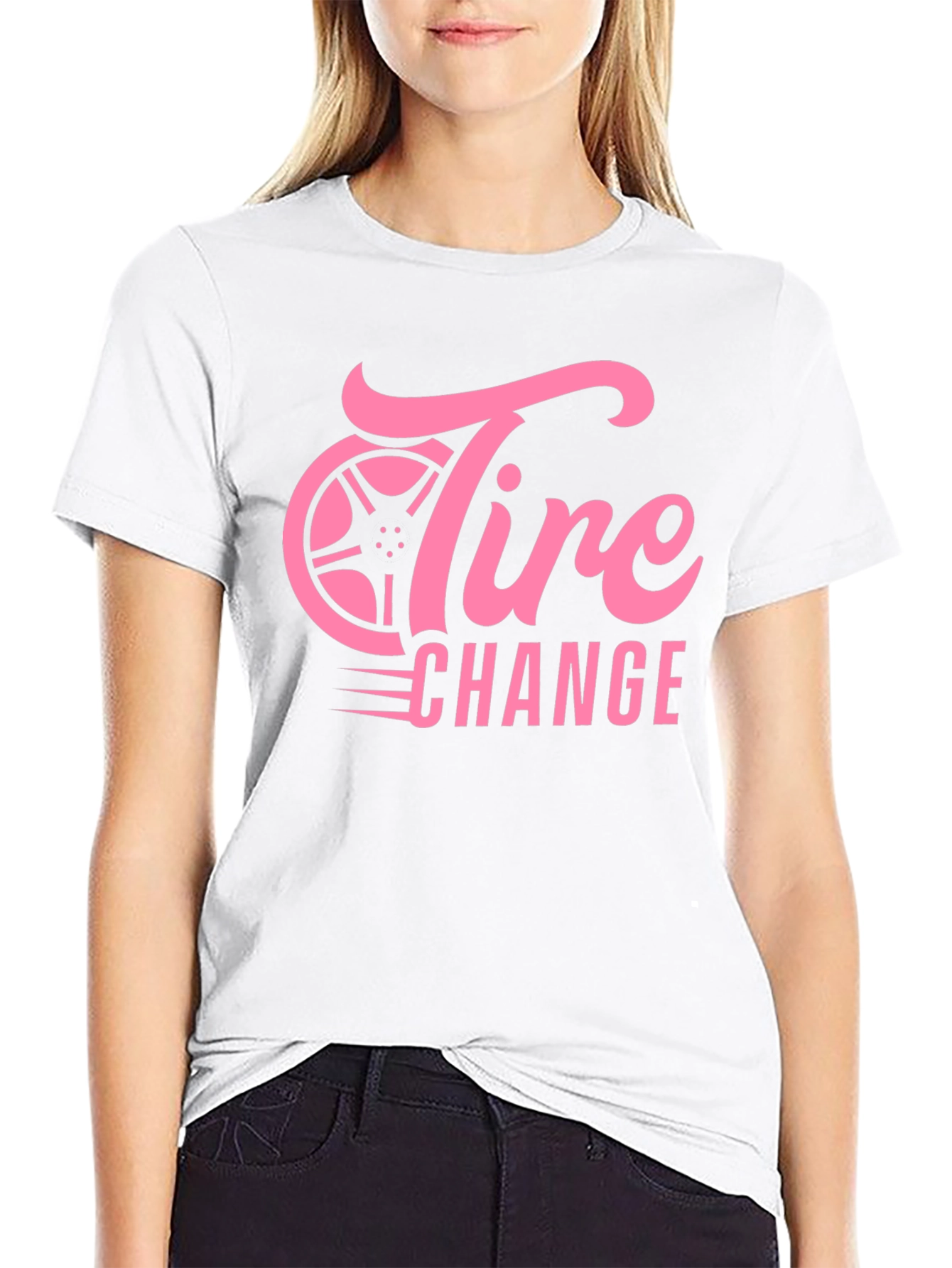 Tire Change Graphic Tee - Black