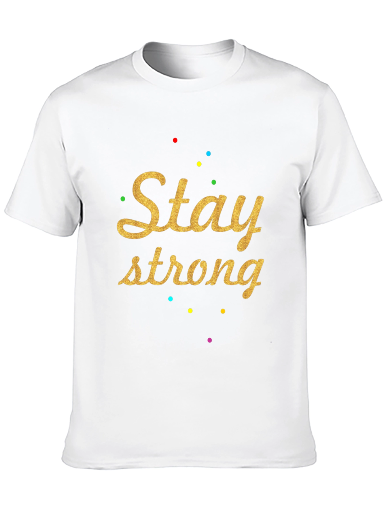 Stay Strong Graphic Tee - Trendy Black T-Shirt