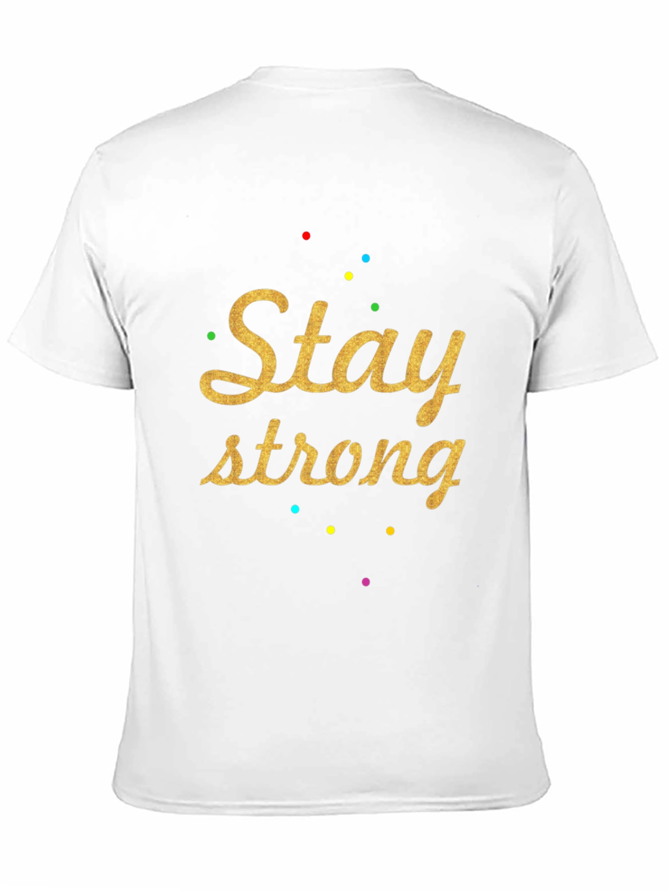 Stay Strong Graphic Tee - Trendy Black T-Shirt