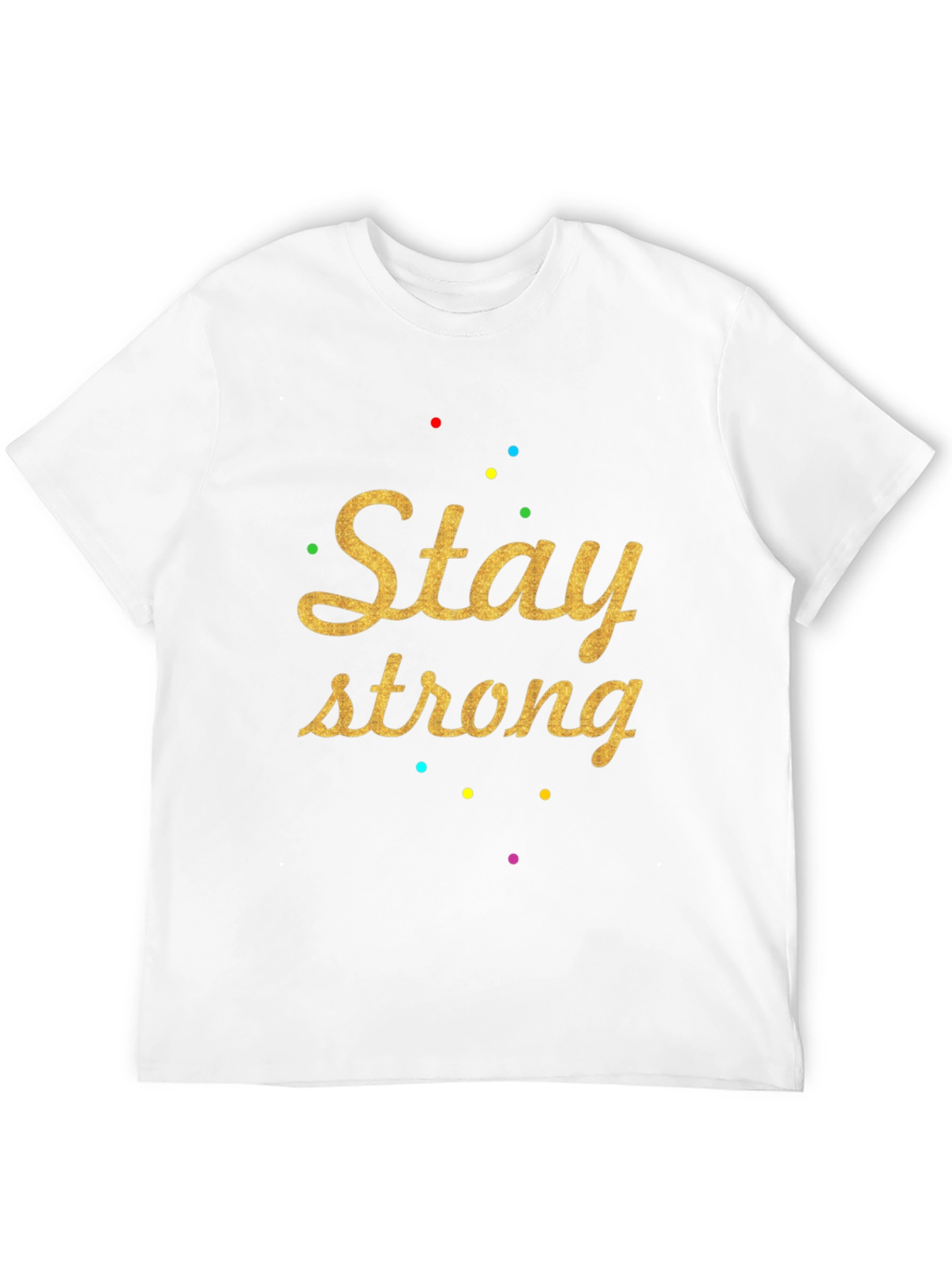 Stay Strong Graphic Tee - Trendy Black T-Shirt