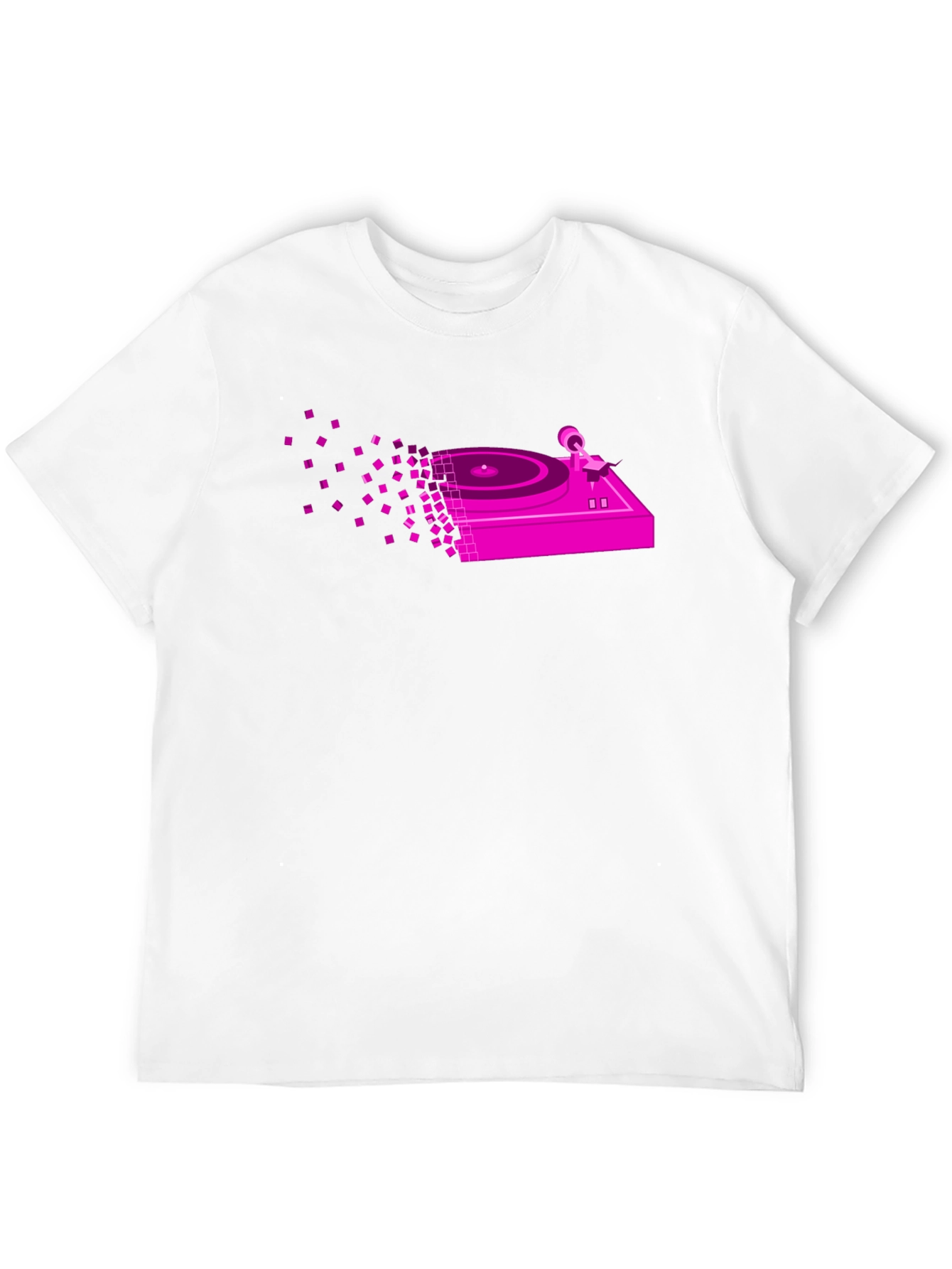 DJ Turntable Graphic Tee - Black