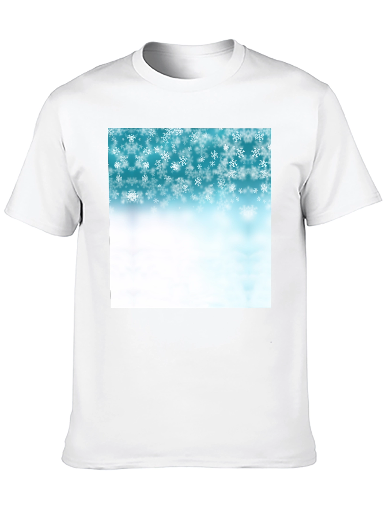 Snowflake Graphic T-Shirt - Winter Holiday Style
