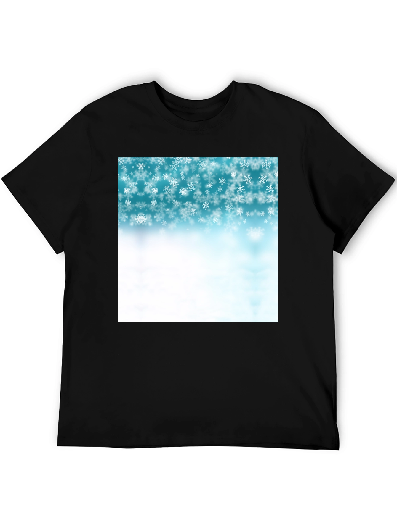 Snowflake Graphic T-Shirt - Winter Holiday Style