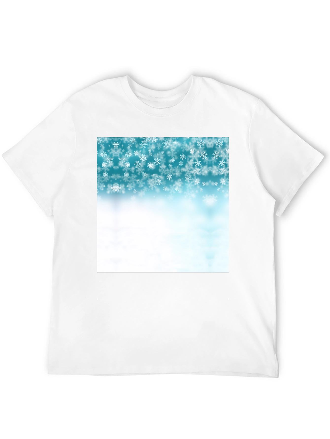 Snowflake Graphic T-Shirt - Winter Holiday Style