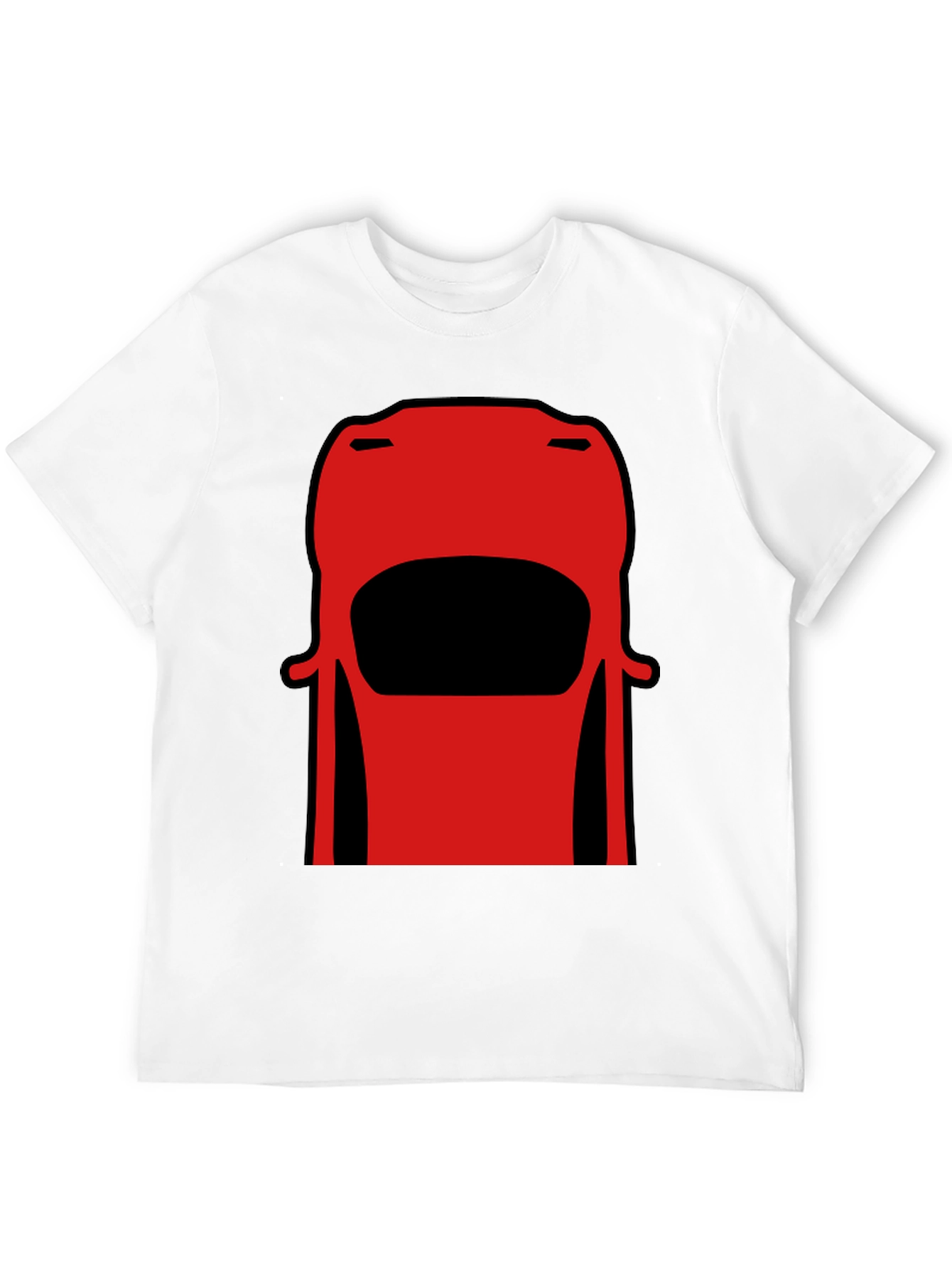 Retro Car Graphic Tee - Black Cotton