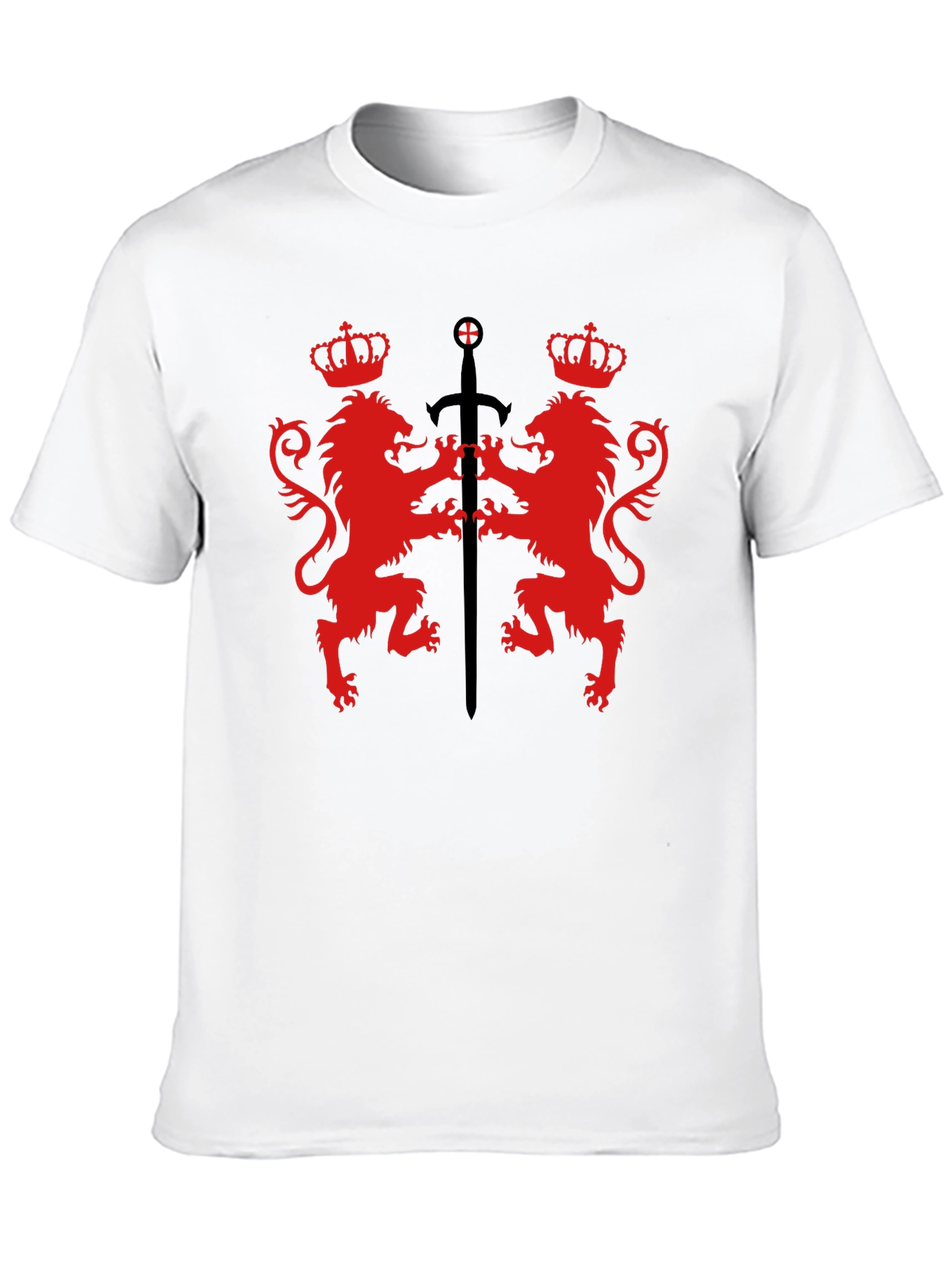 Royal Lions Crest Black T-Shirt