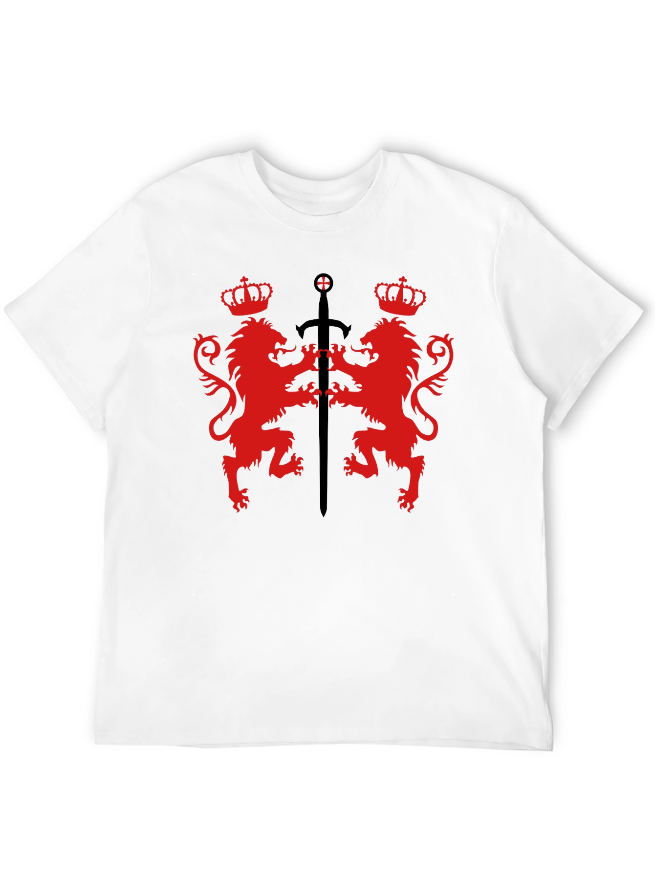 Royal Lions Crest Black T-Shirt