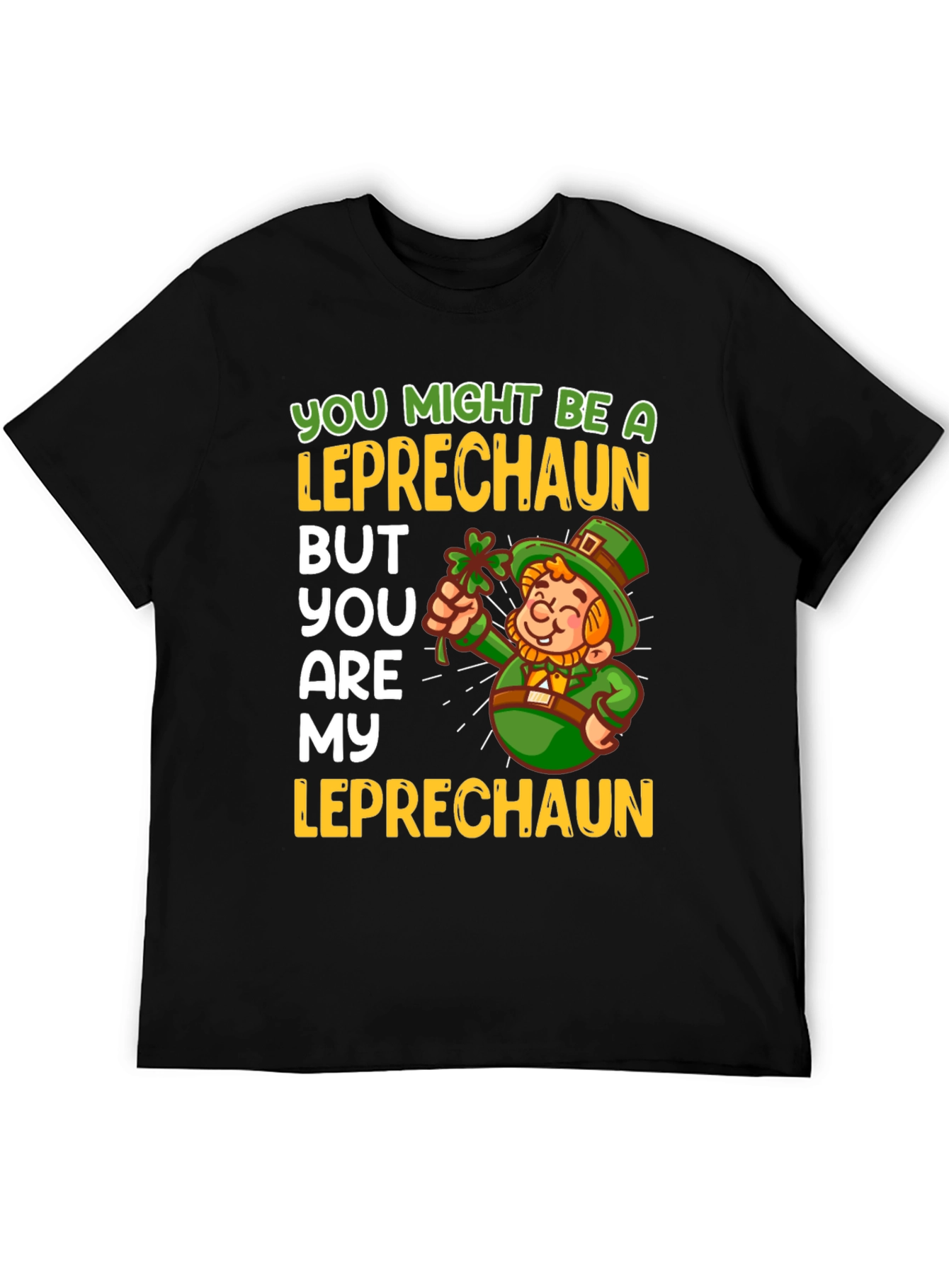 Leprechaun Graphic Tee: St. Patricks Day
