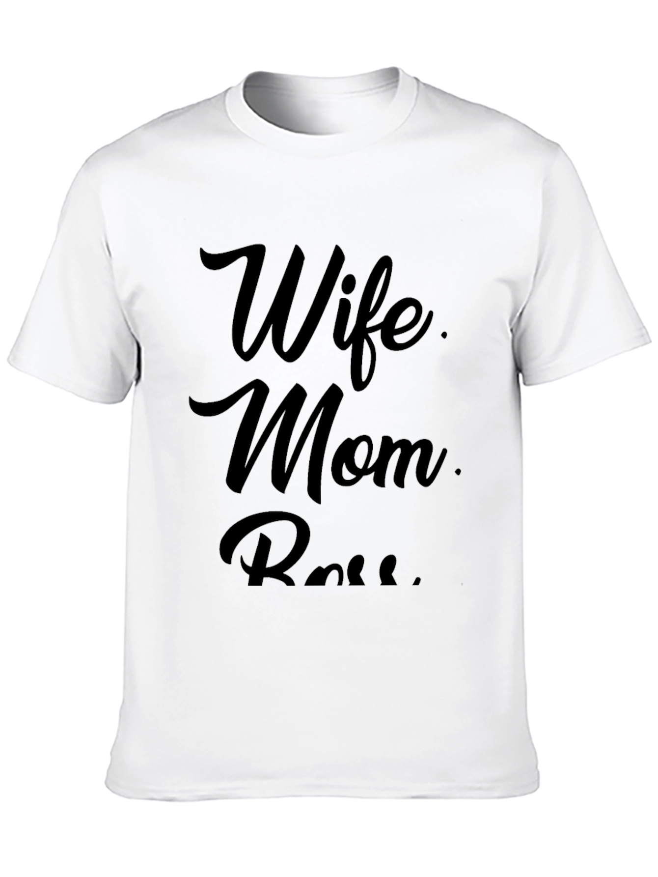Wife Mom Boss Graphic T-Shirt