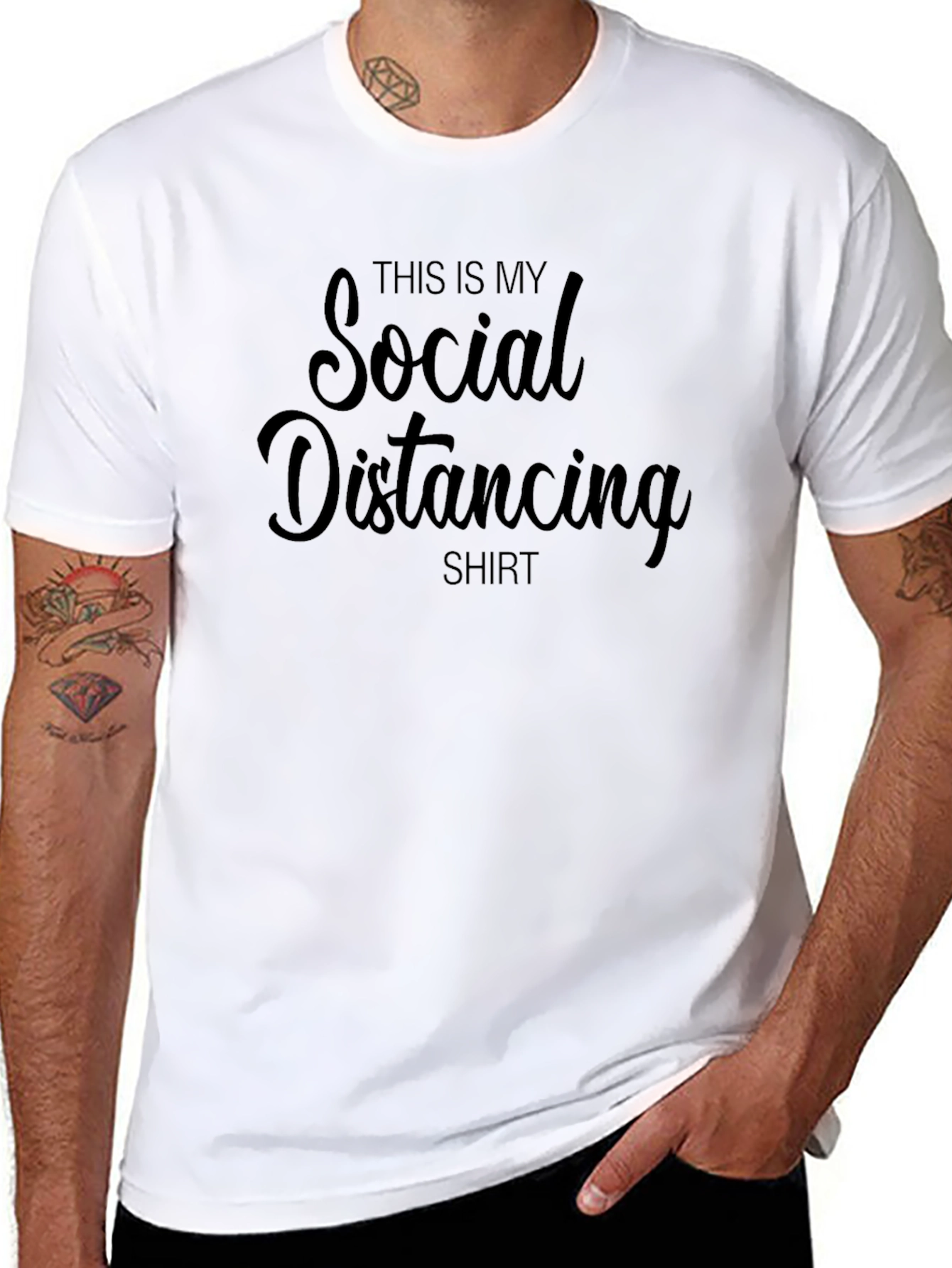 Social Distancing Shirt - Funny Novelty Tee