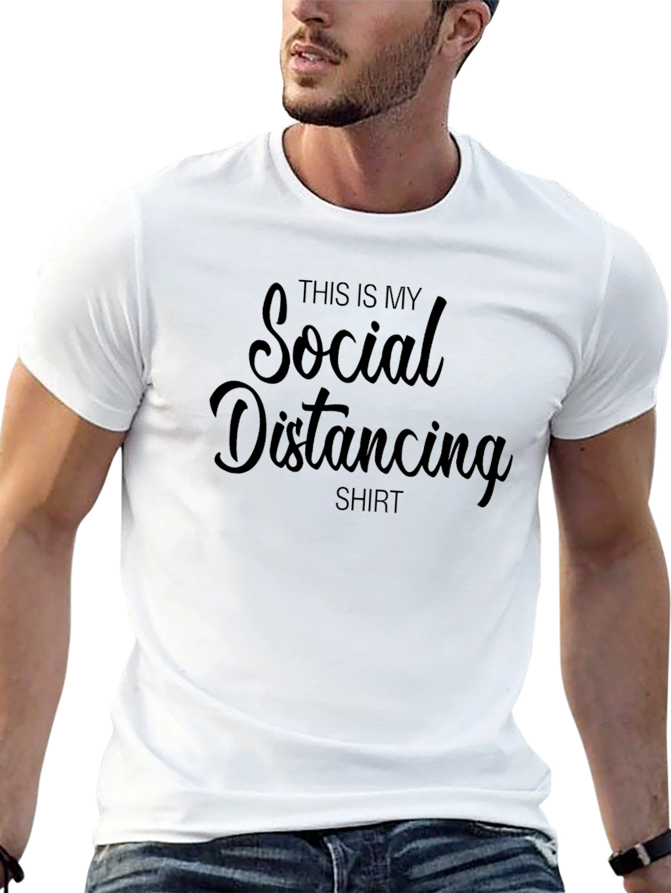 Social Distancing Shirt - Funny Novelty Tee