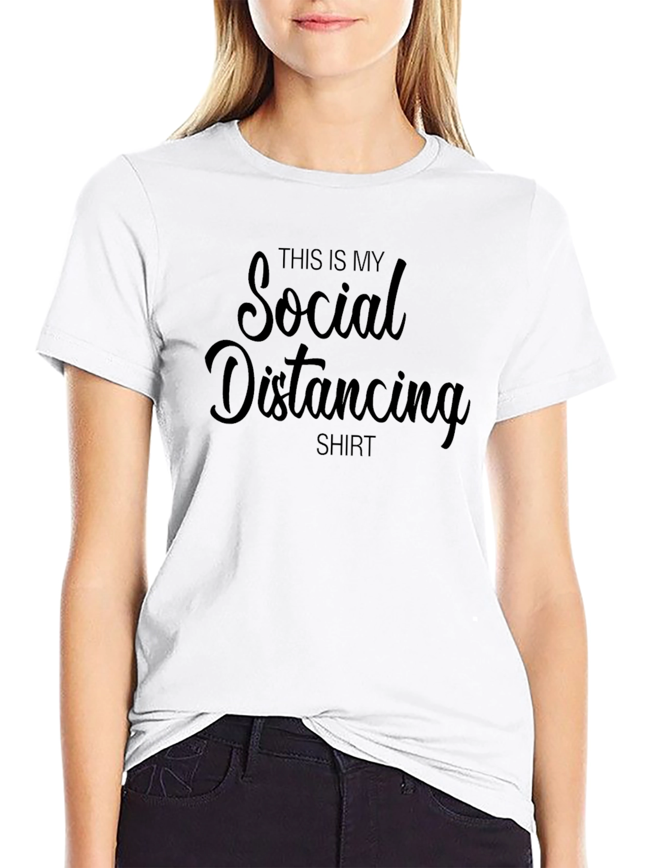 Social Distancing Shirt - Funny Novelty Tee