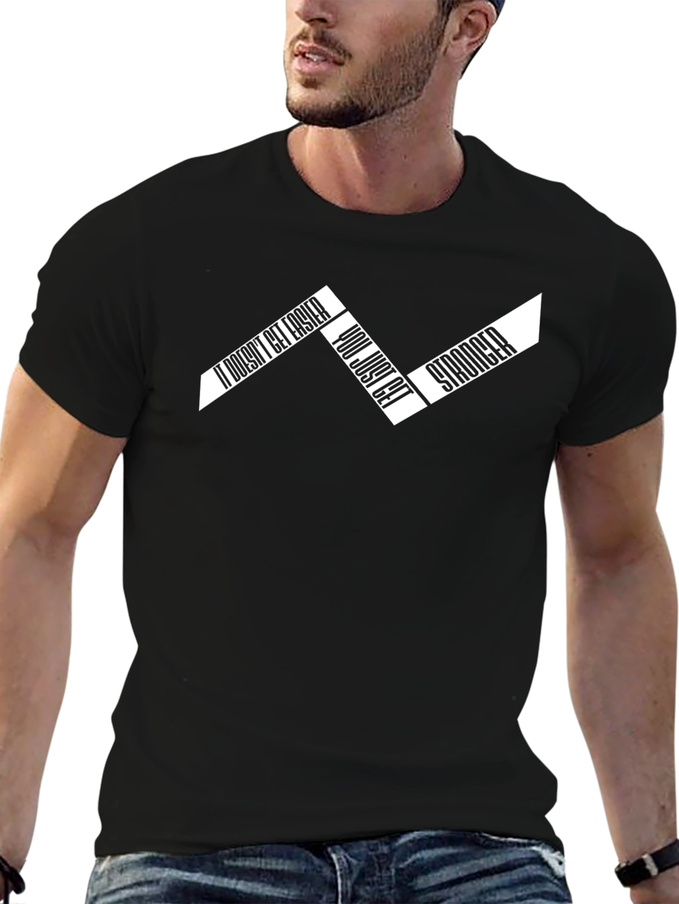 Motivational T-Shirt - Get Stronger