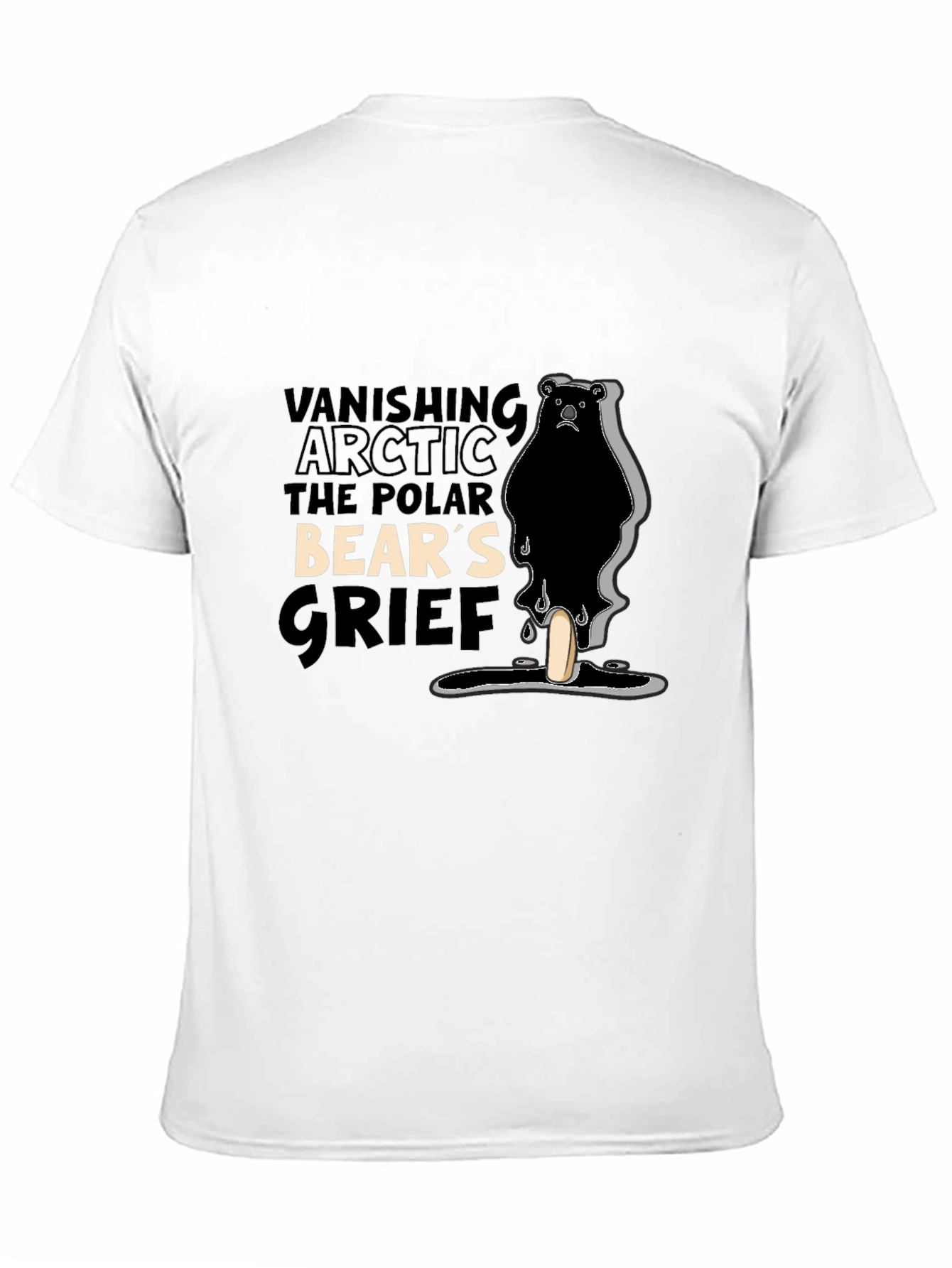 Vanishing Arctic Polar Bears Grief T-Shirt