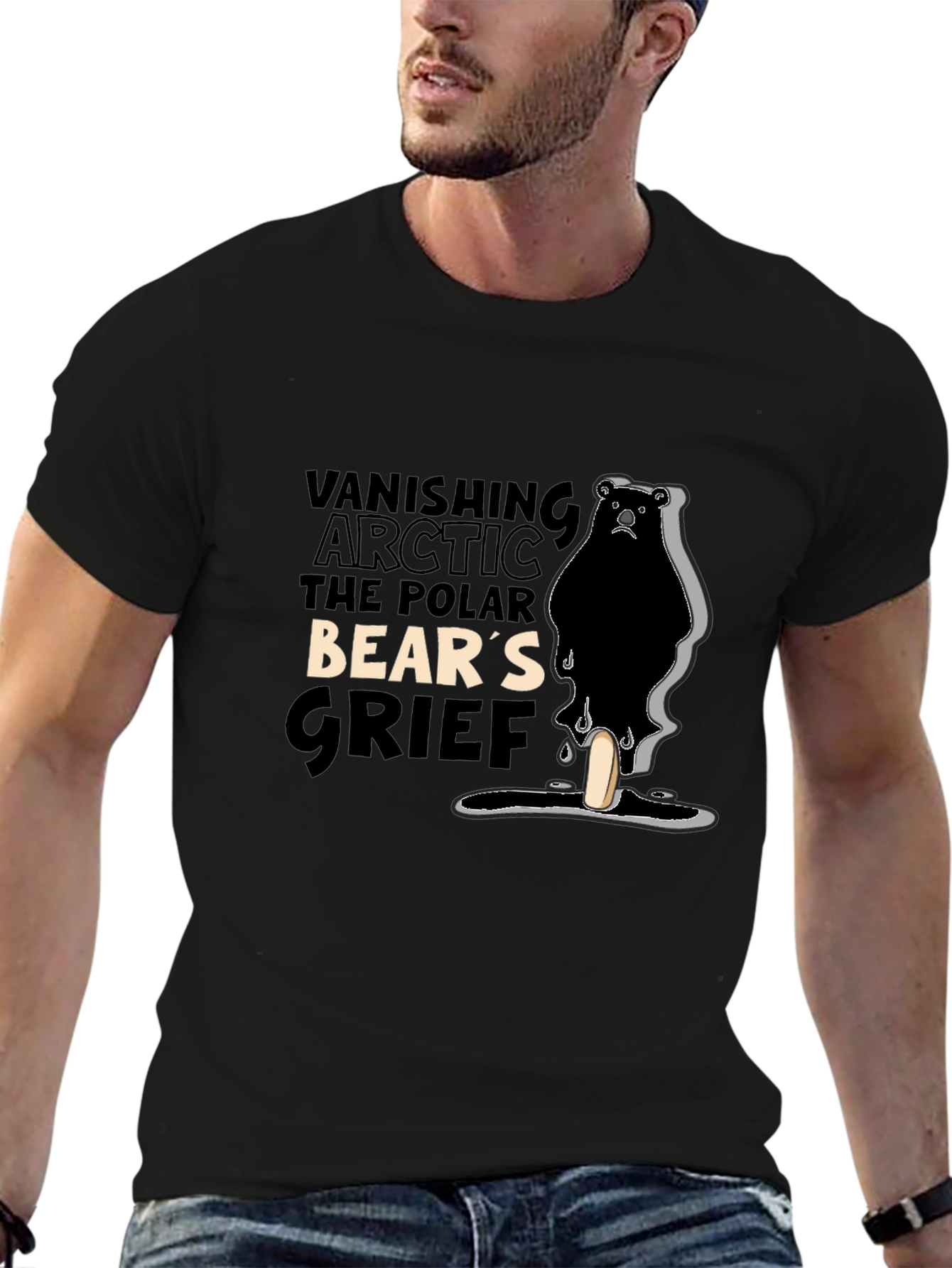Vanishing Arctic Polar Bears Grief T-Shirt